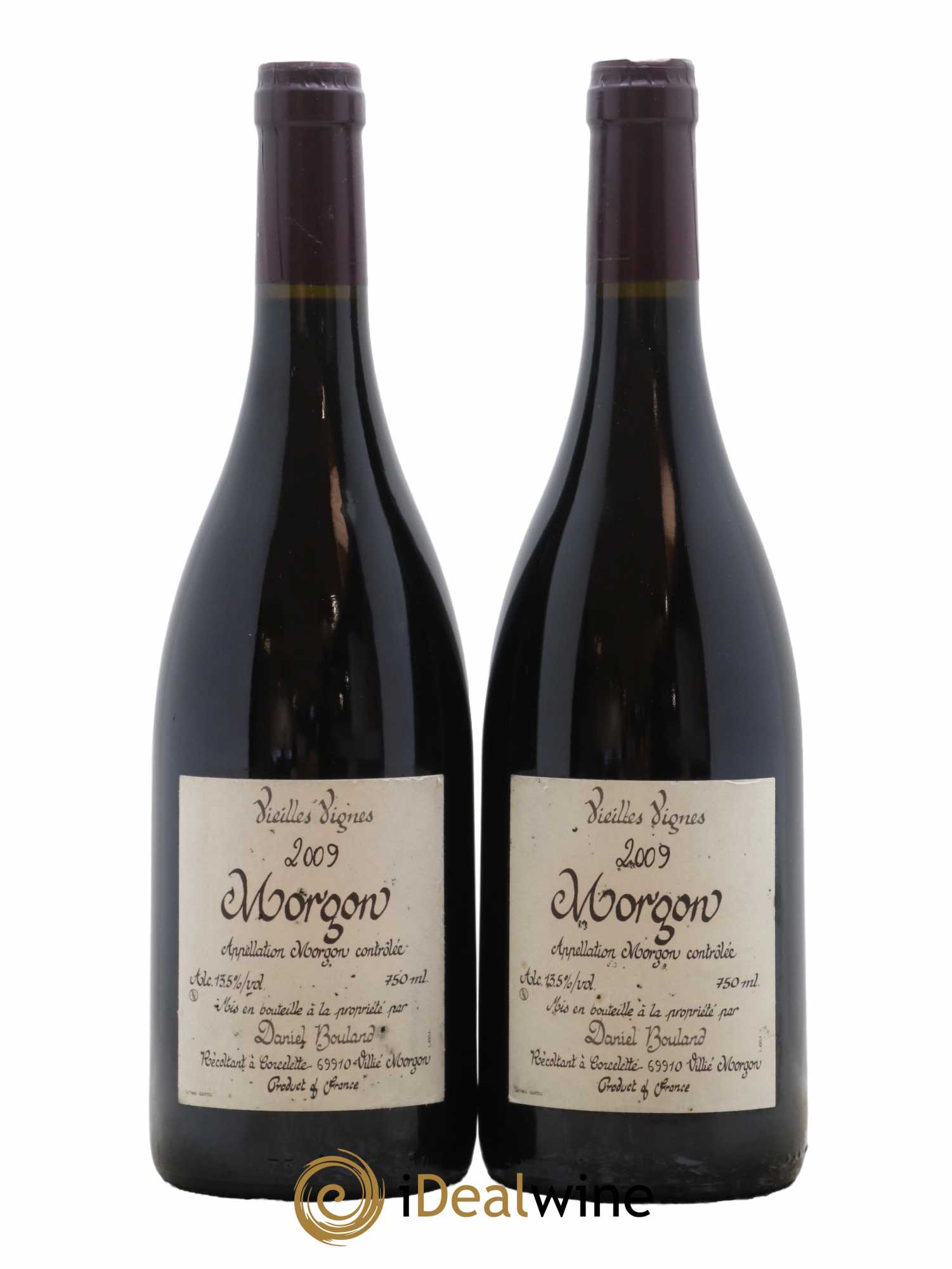 Morgon Vieilles Vignes Daniel Bouland (Domaine) 2009 - Lot de 2 bouteilles - 0