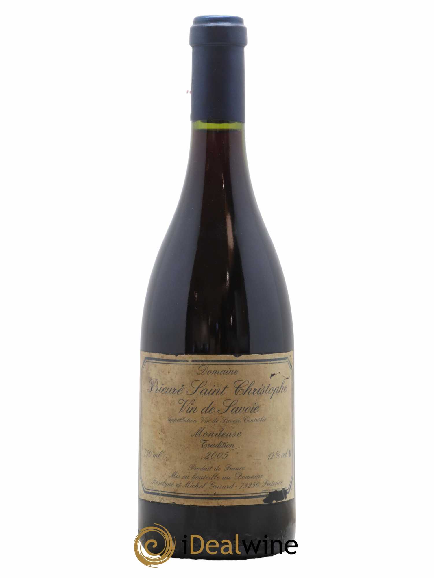 Vin des Allobroges Mondeuse Tradition Prieuré Saint Christophe (Domaine) 2005 - Lot de 1 bouteille - 0
