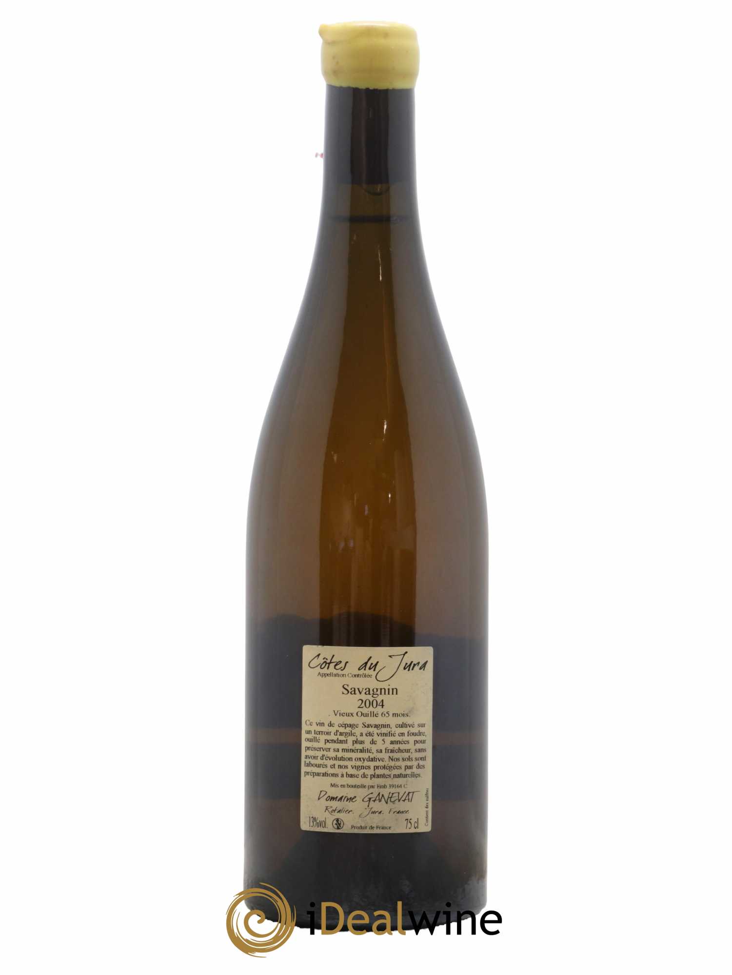 Côtes du Jura Schiste Savagnin Domaine Ganevat 2004 - Lot de 1 bouteille - 1