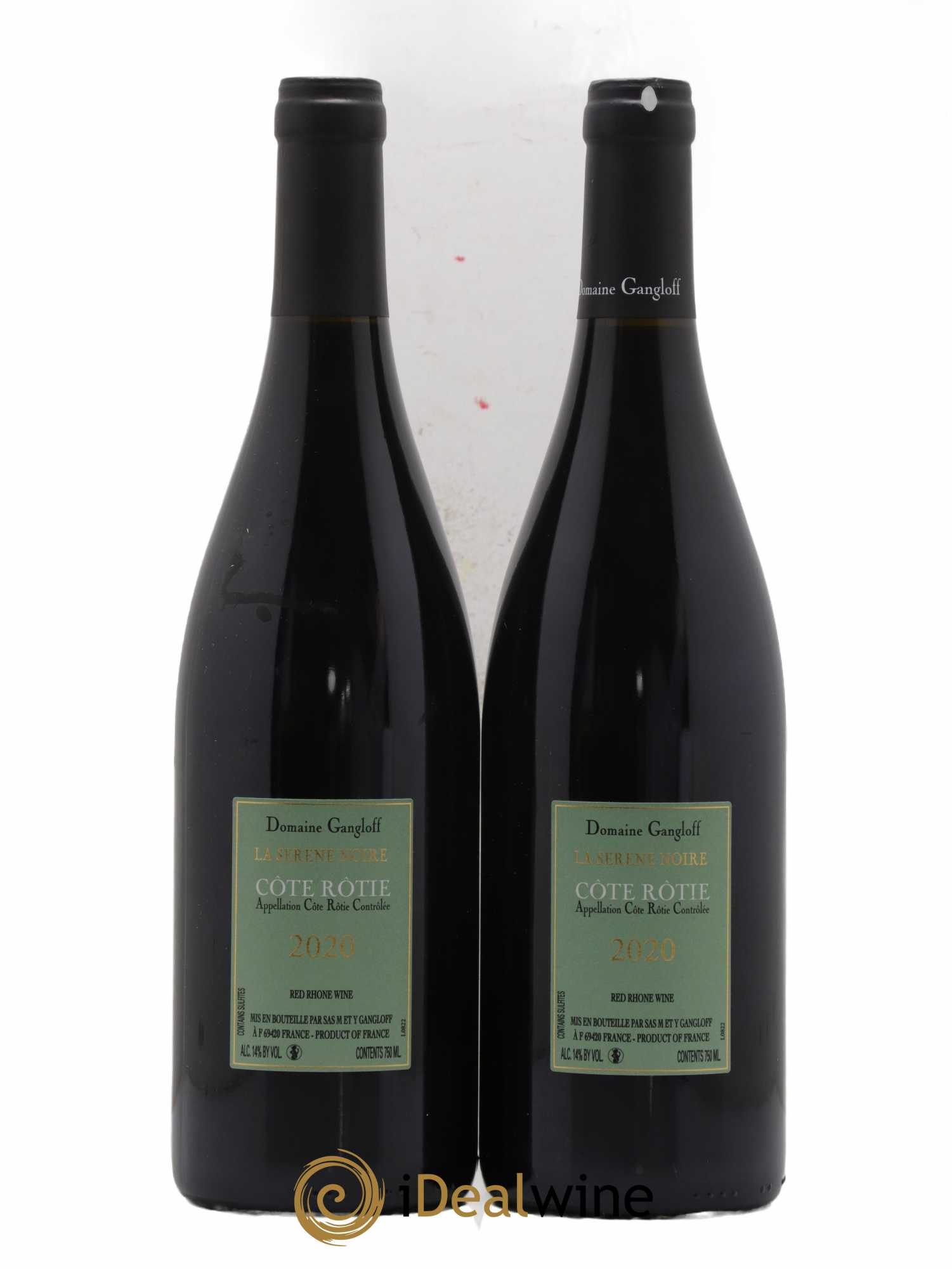 Côte-Rôtie La Sereine Noire Gangloff (Domaine) 2020 - Lotto di 2 bottiglie - 1