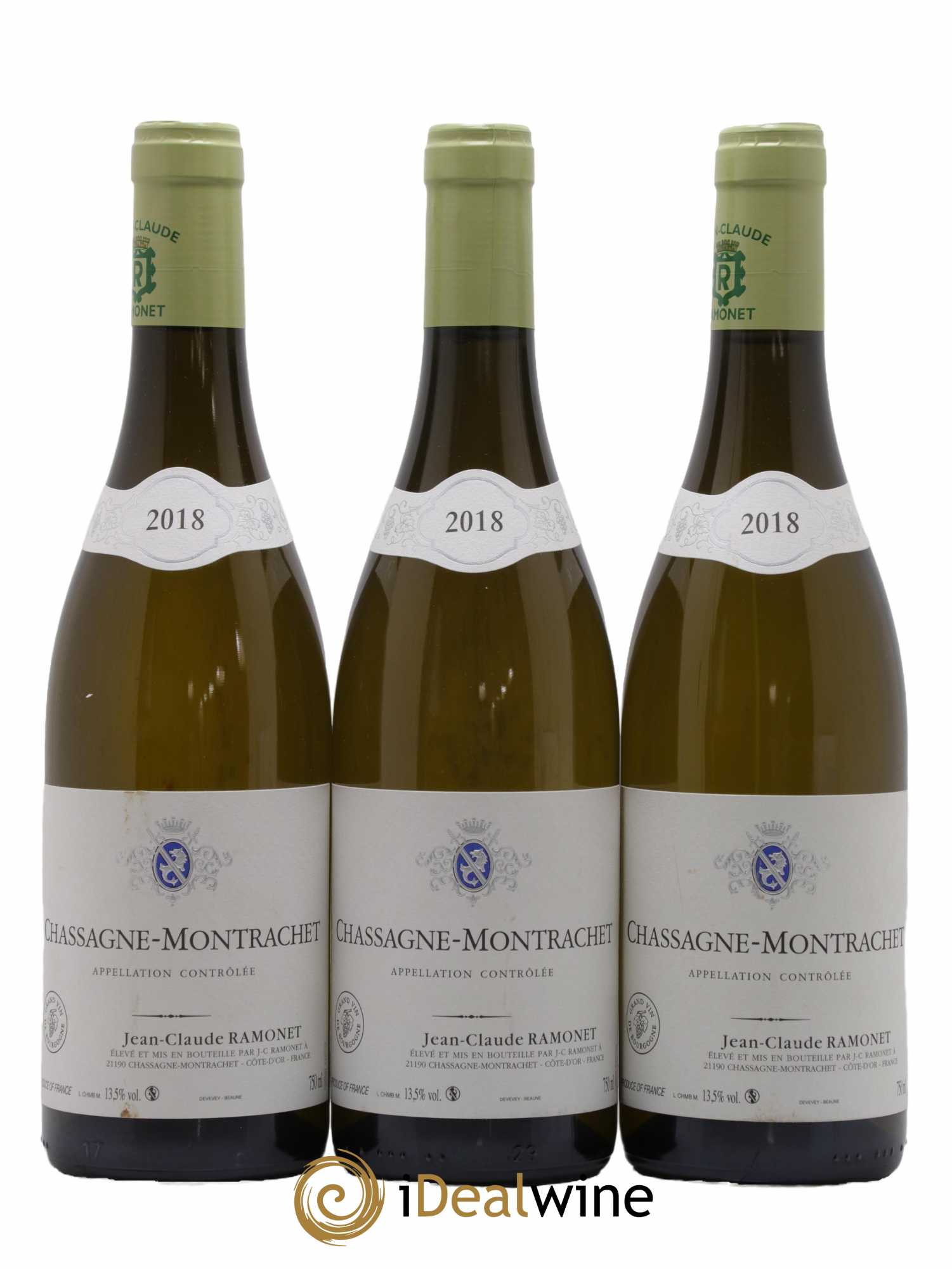 Chassagne-Montrachet Ramonet (Domaine) 2018 - Lot de 3 bouteilles - 0