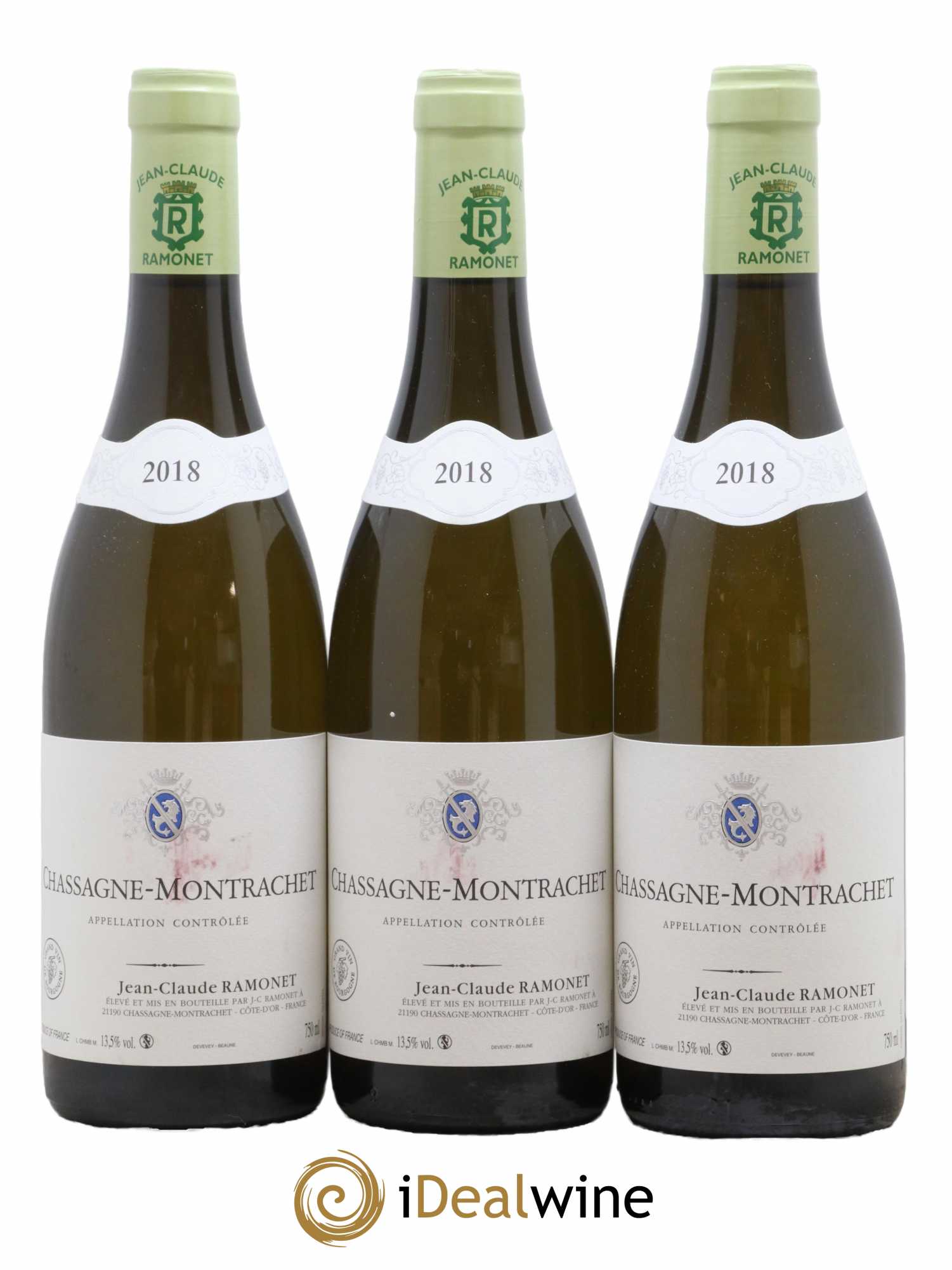 Chassagne-Montrachet Ramonet (Domaine) 2018 - Lot de 3 bouteilles - 0