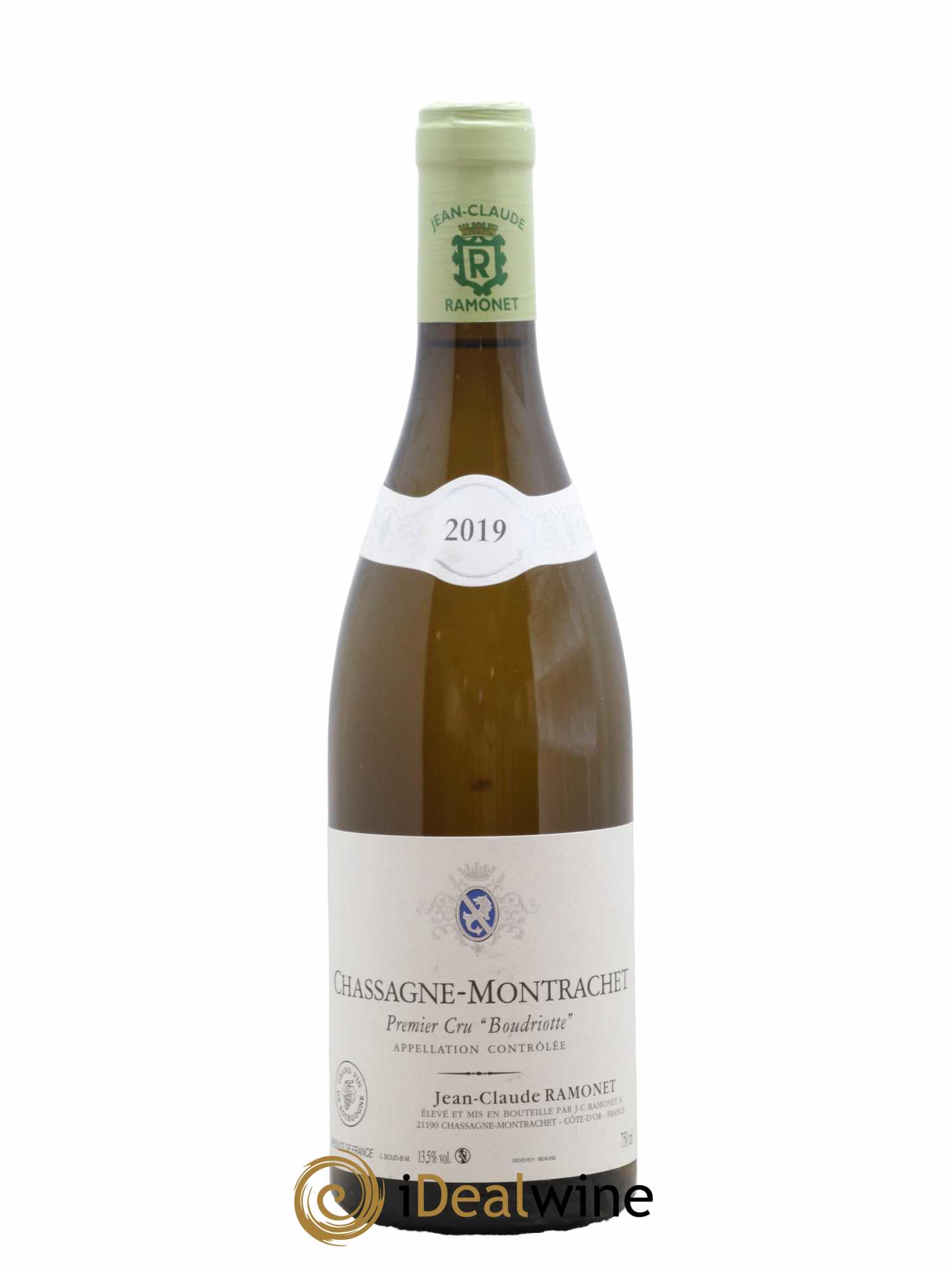 Chassagne-Montrachet 1er Cru Boudriotte Ramonet (Domaine) 2019 - Lot de 1 bouteille - 0