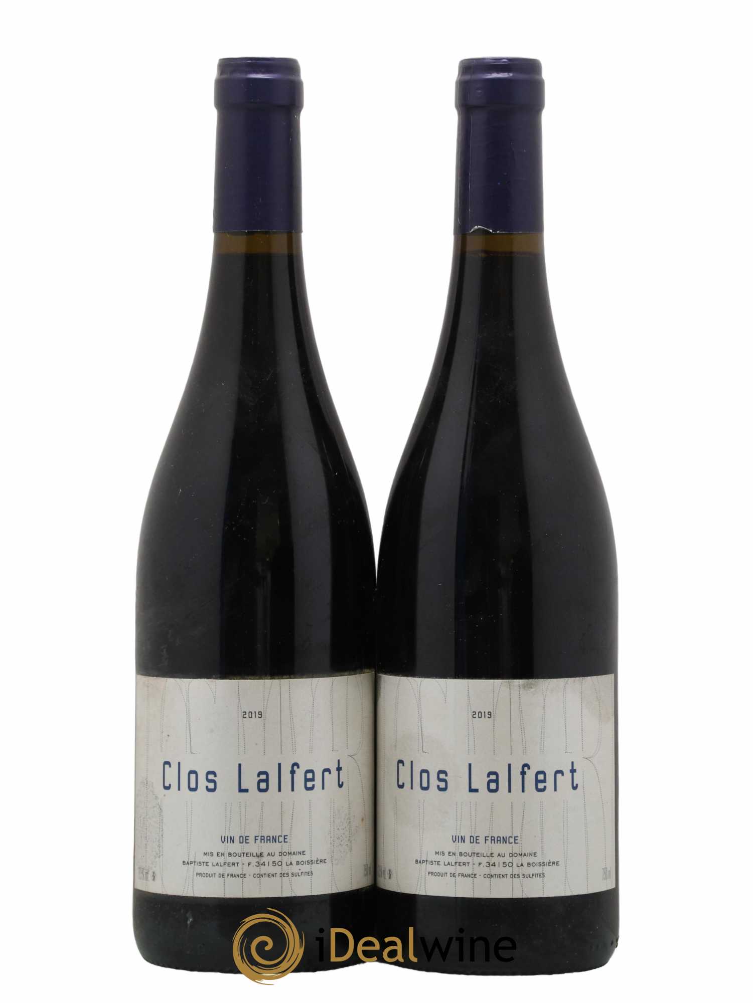 Vin de France Clos Lalfert - Baptiste Lalfert 2019 - Lot de 2 bouteilles - 0