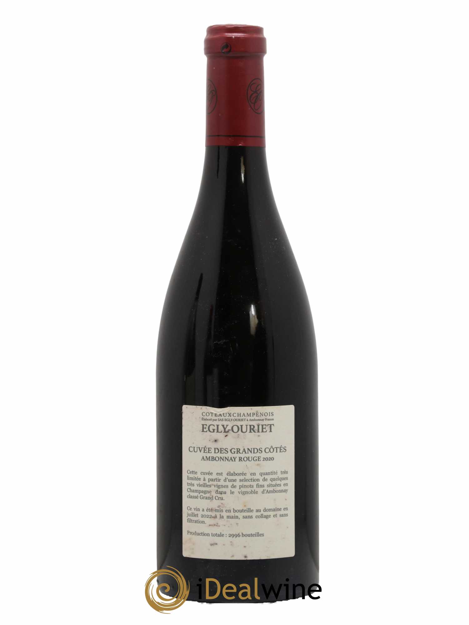 Ambonnay Cuvée des Grands Côtés VV Grand Cru Egly-Ouriet 2020 - Lot de 1 bouteille - 1