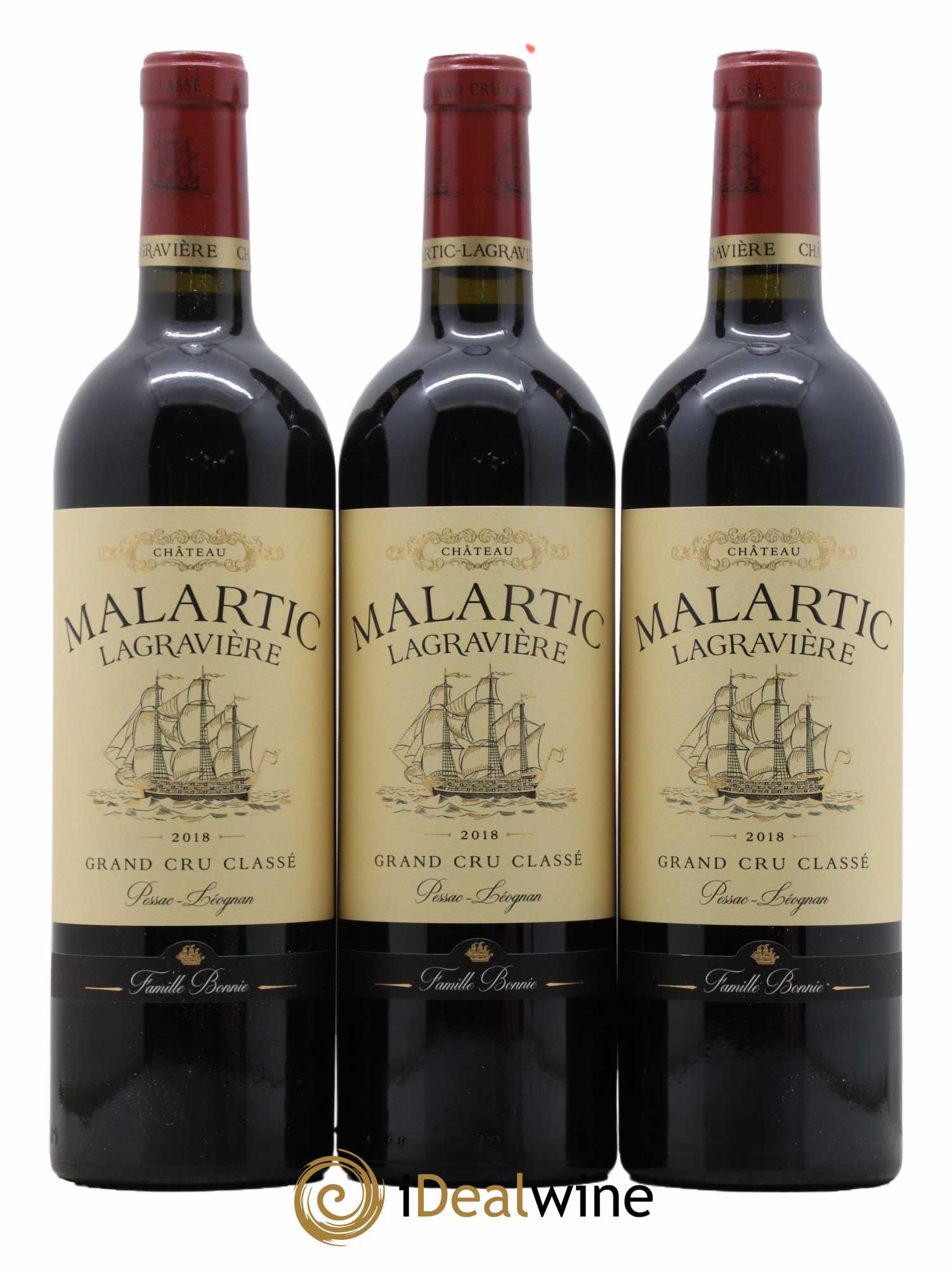 Château Malartic-Lagravière Cru Classé de Graves 2018 - Lot de 6 bouteilles - 1