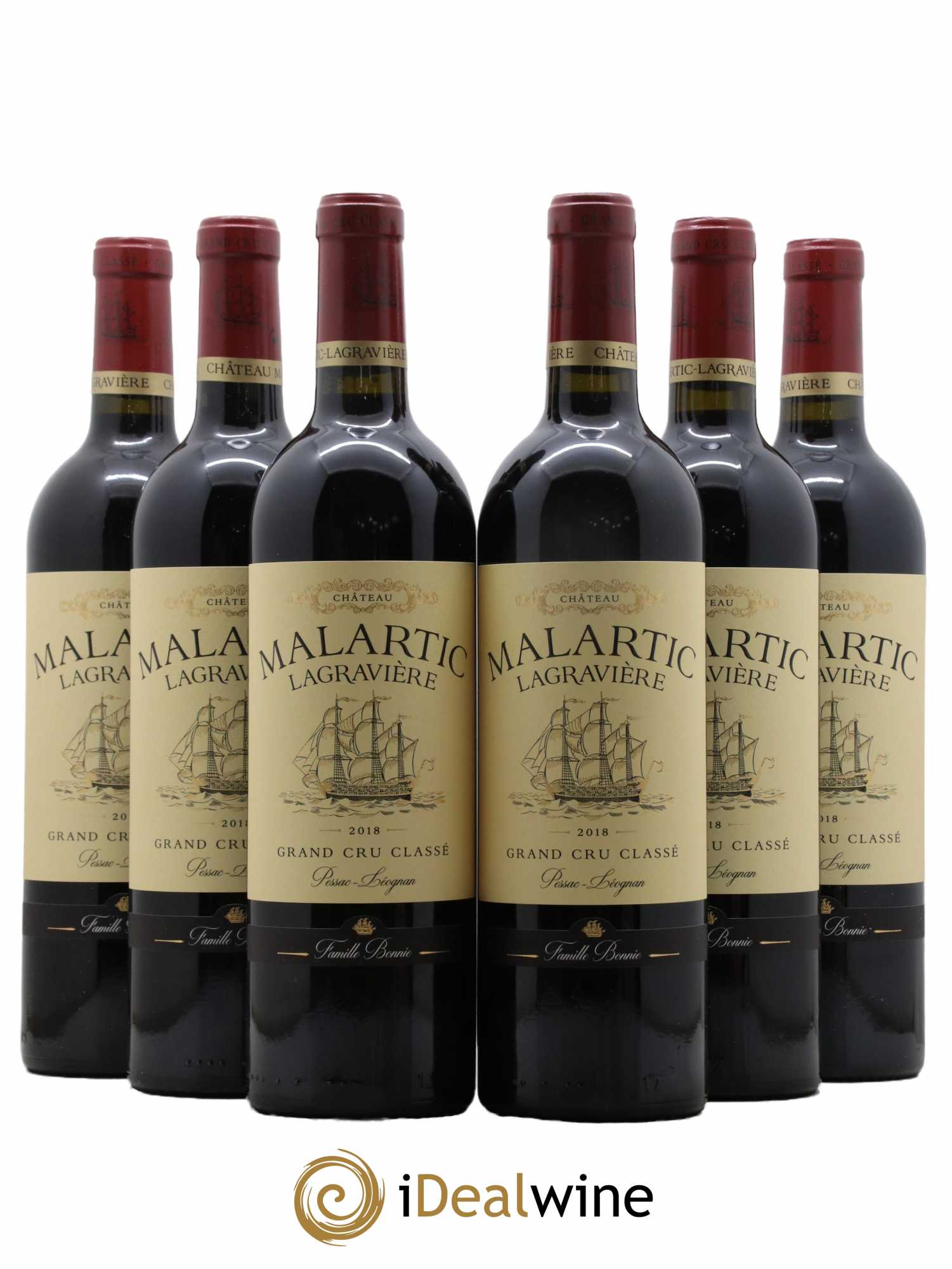 Château Malartic-Lagravière Cru Classé de Graves 2018 - Lot de 6 bouteilles - 0