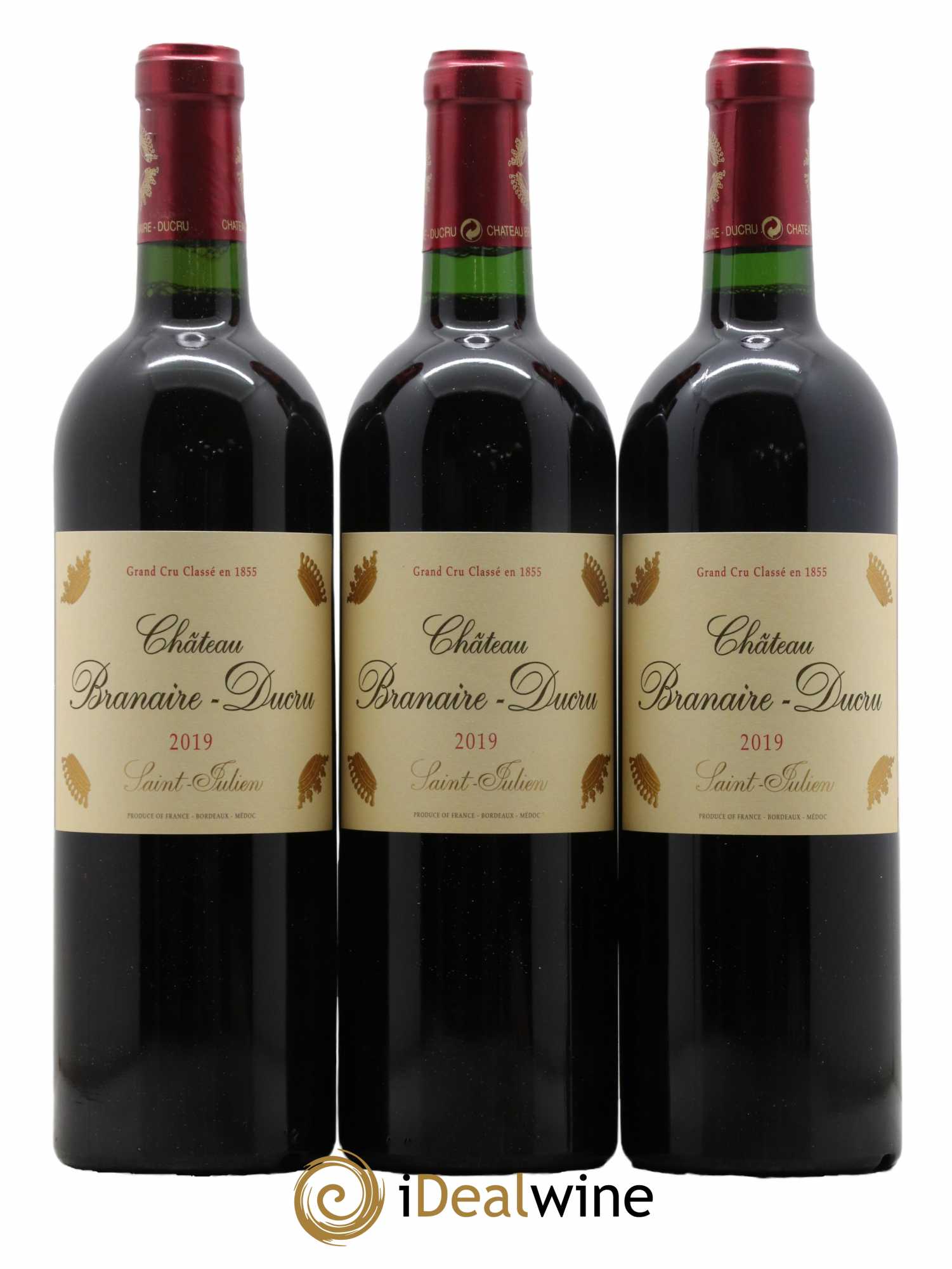 Château Branaire Ducru 4ème Grand Cru Classé 2019 - Lot de 6 bouteilles - 1