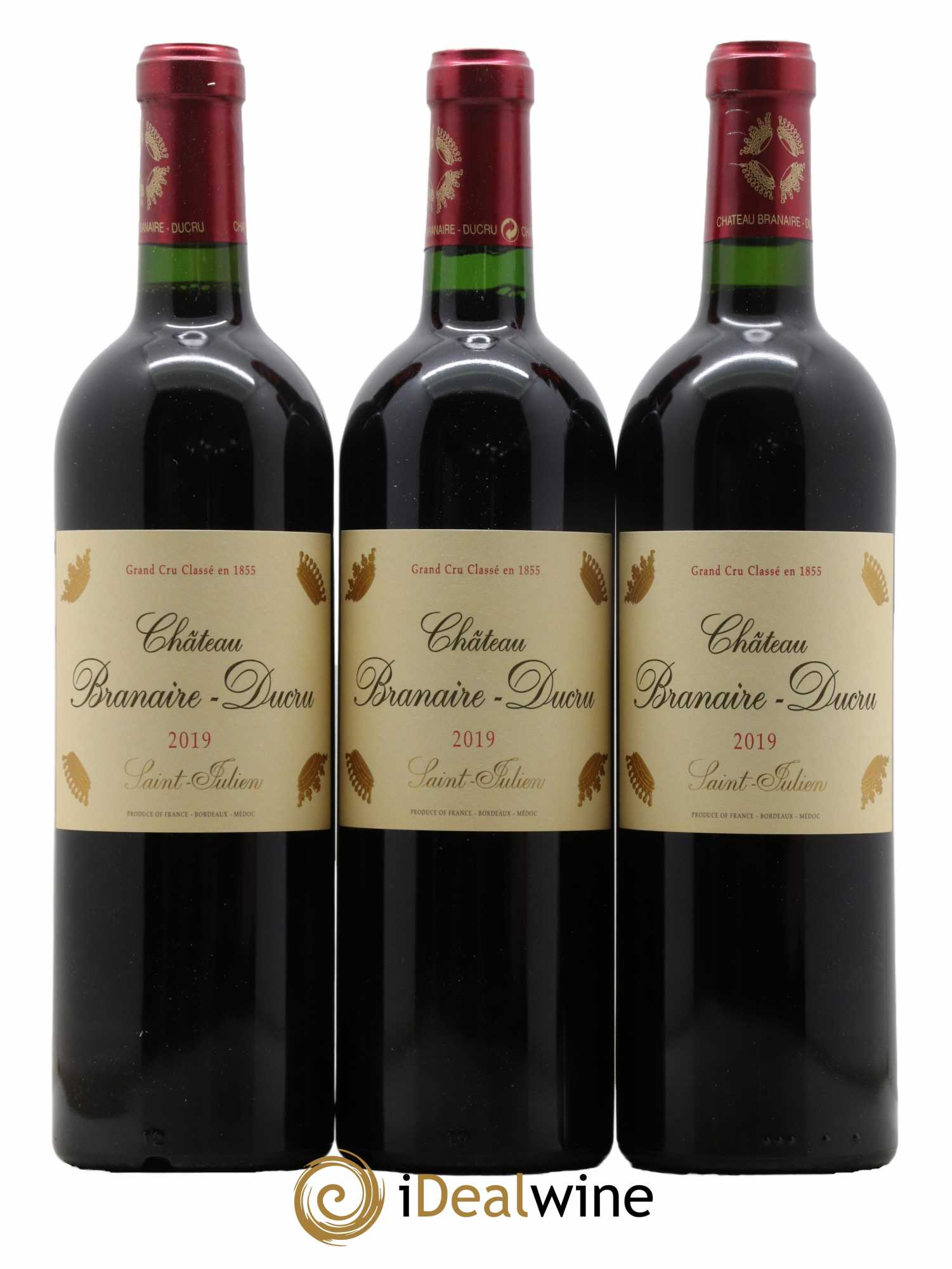 Château Branaire Ducru 4ème Grand Cru Classé 2019 - Lot de 6 bouteilles - 2