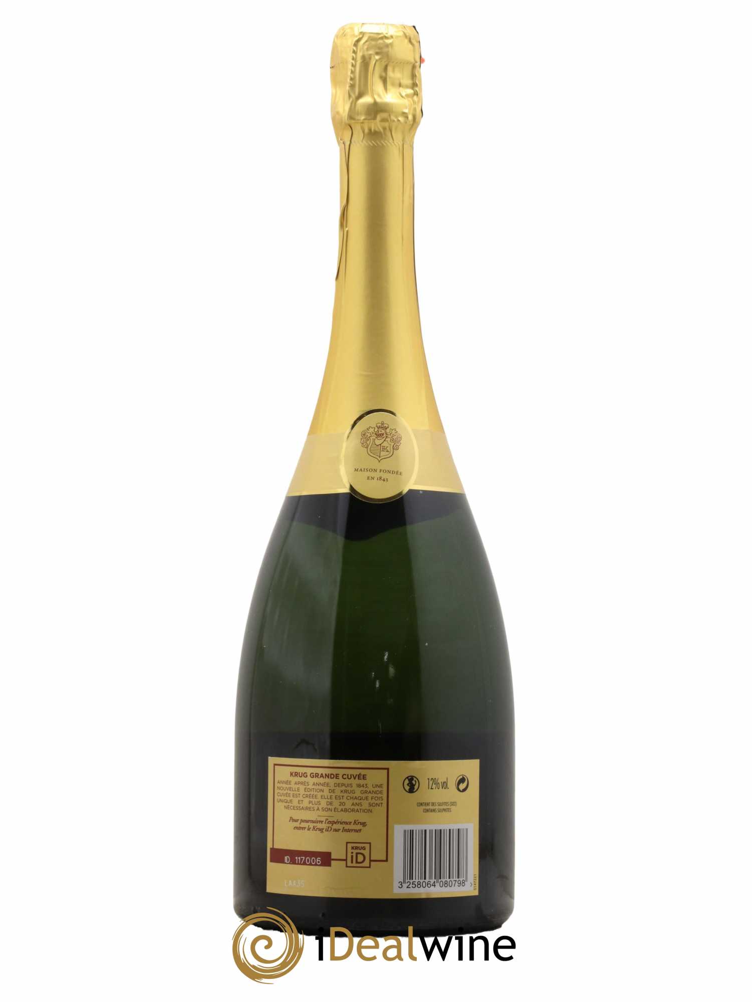 Grande Cuvée - 166ème édition Krug - Lot de 1 bouteille - 1
