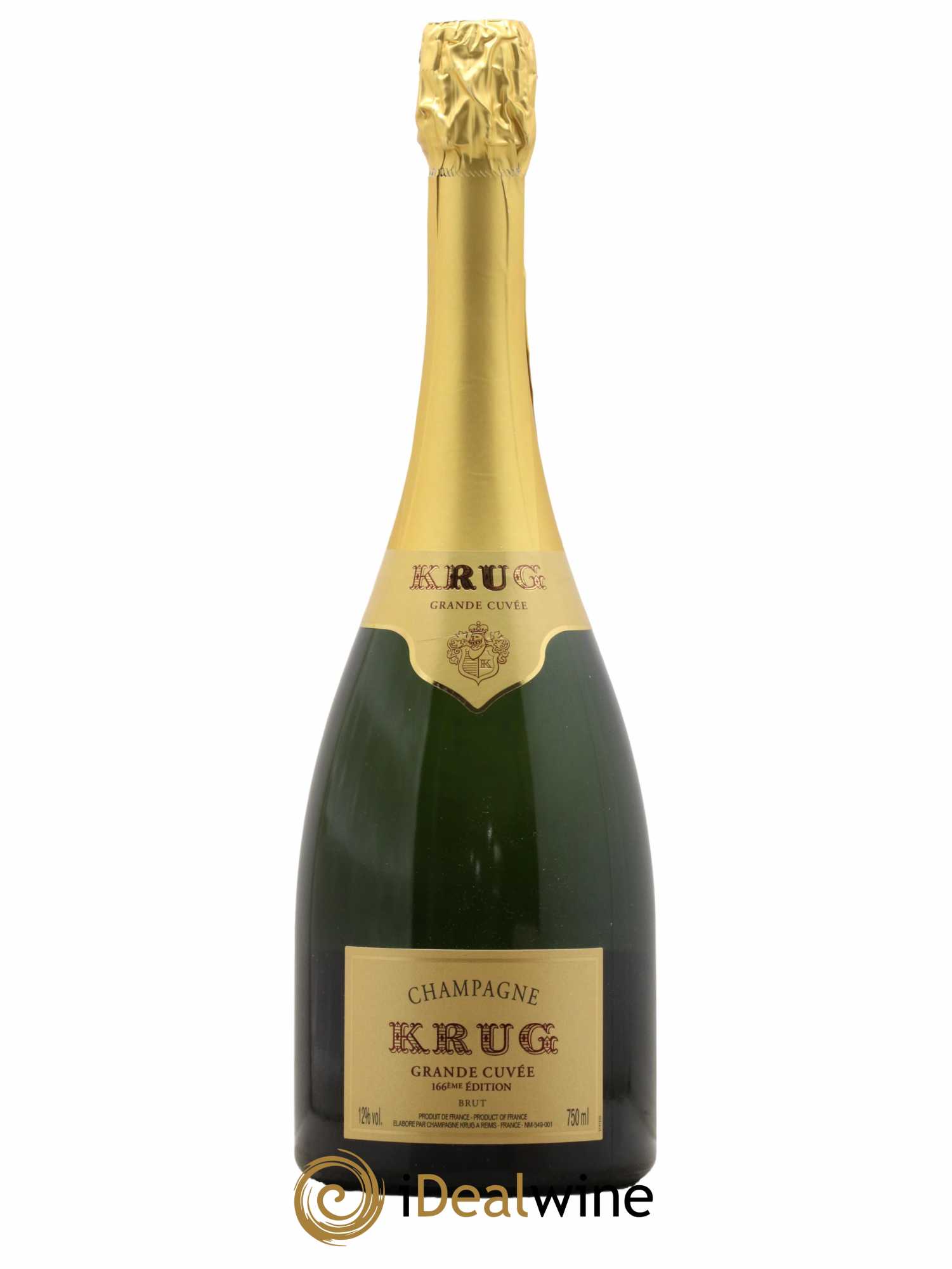 Grande Cuvée - 166ème édition Krug - Lot de 1 bouteille - 0