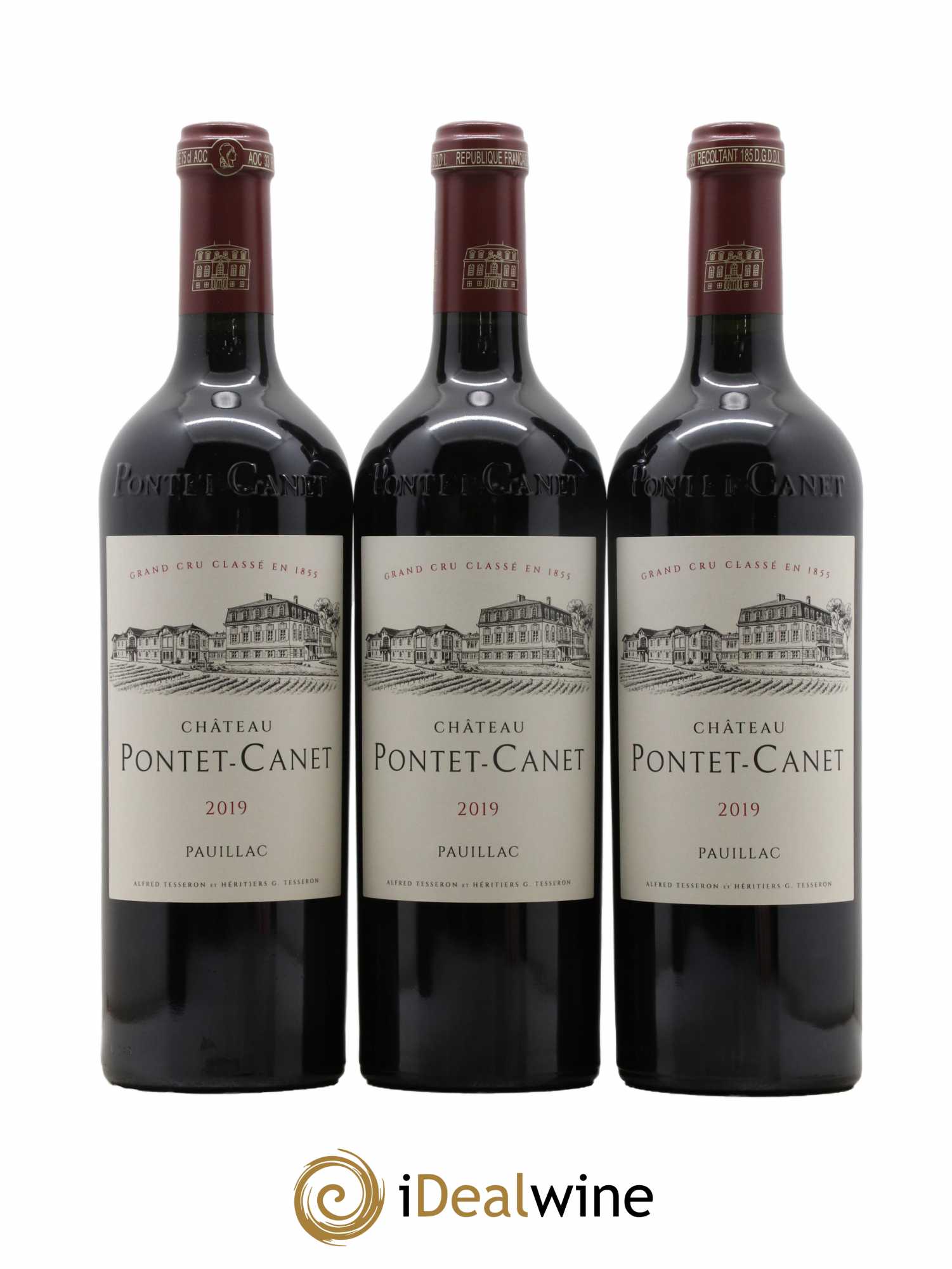Château Pontet Canet 5ème Grand Cru Classé 2019 - Lot de 6 bouteilles - 2