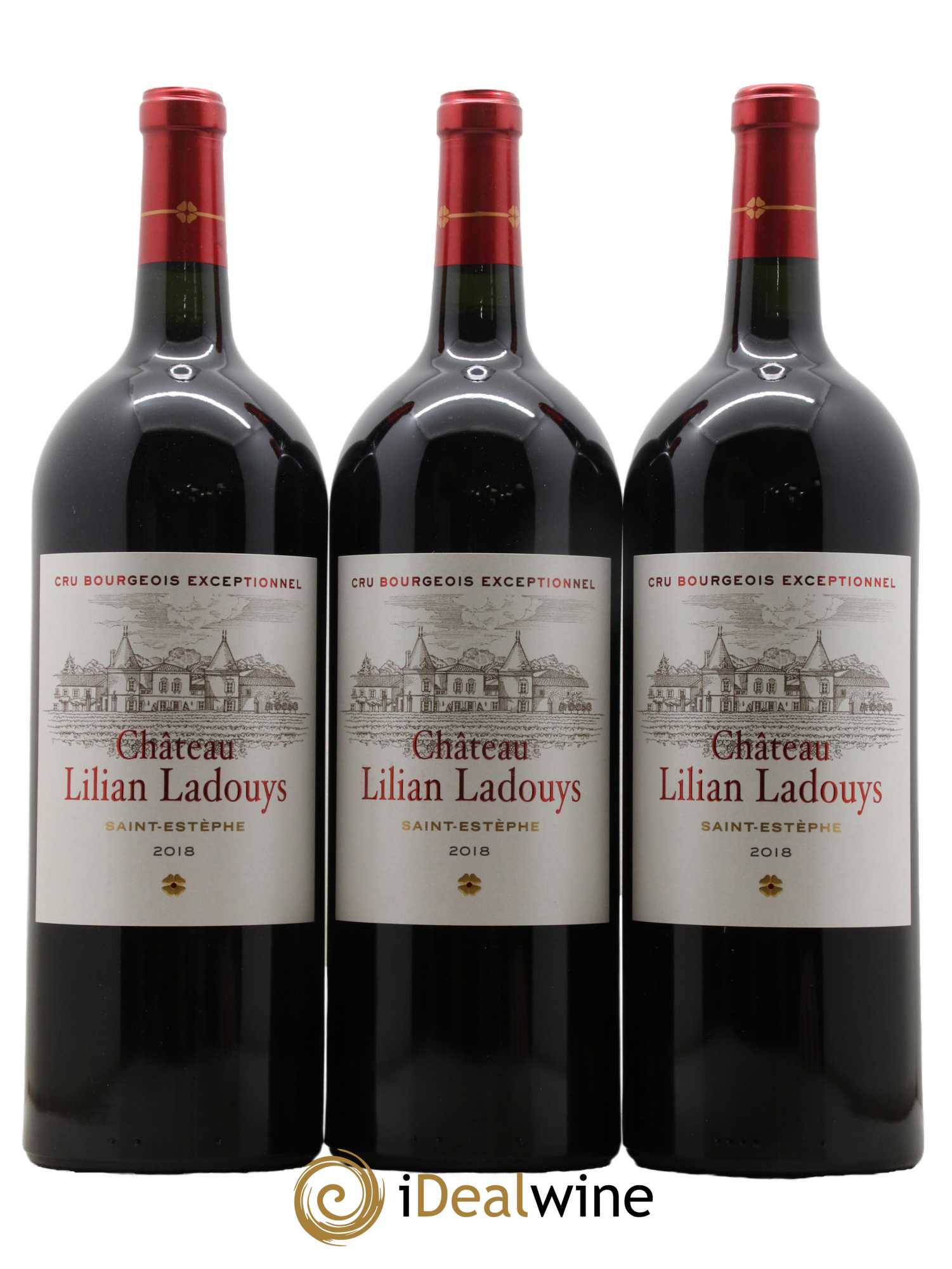 Château Lilian Ladouys Cru Bourgeois 2018 - Lot de 3 magnums - 0