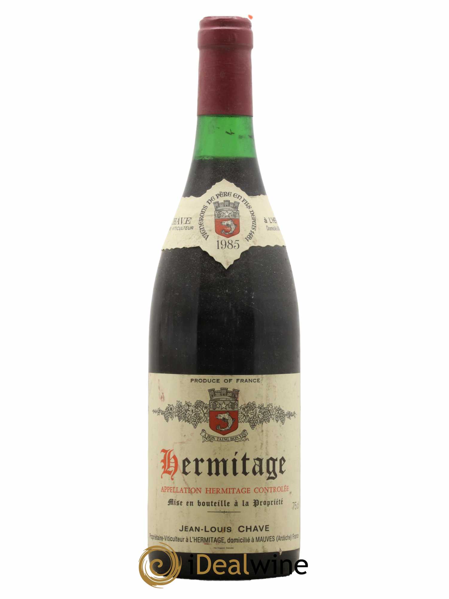 Hermitage Jean-Louis Chave 1985 - Lot de 1 bouteille - 0