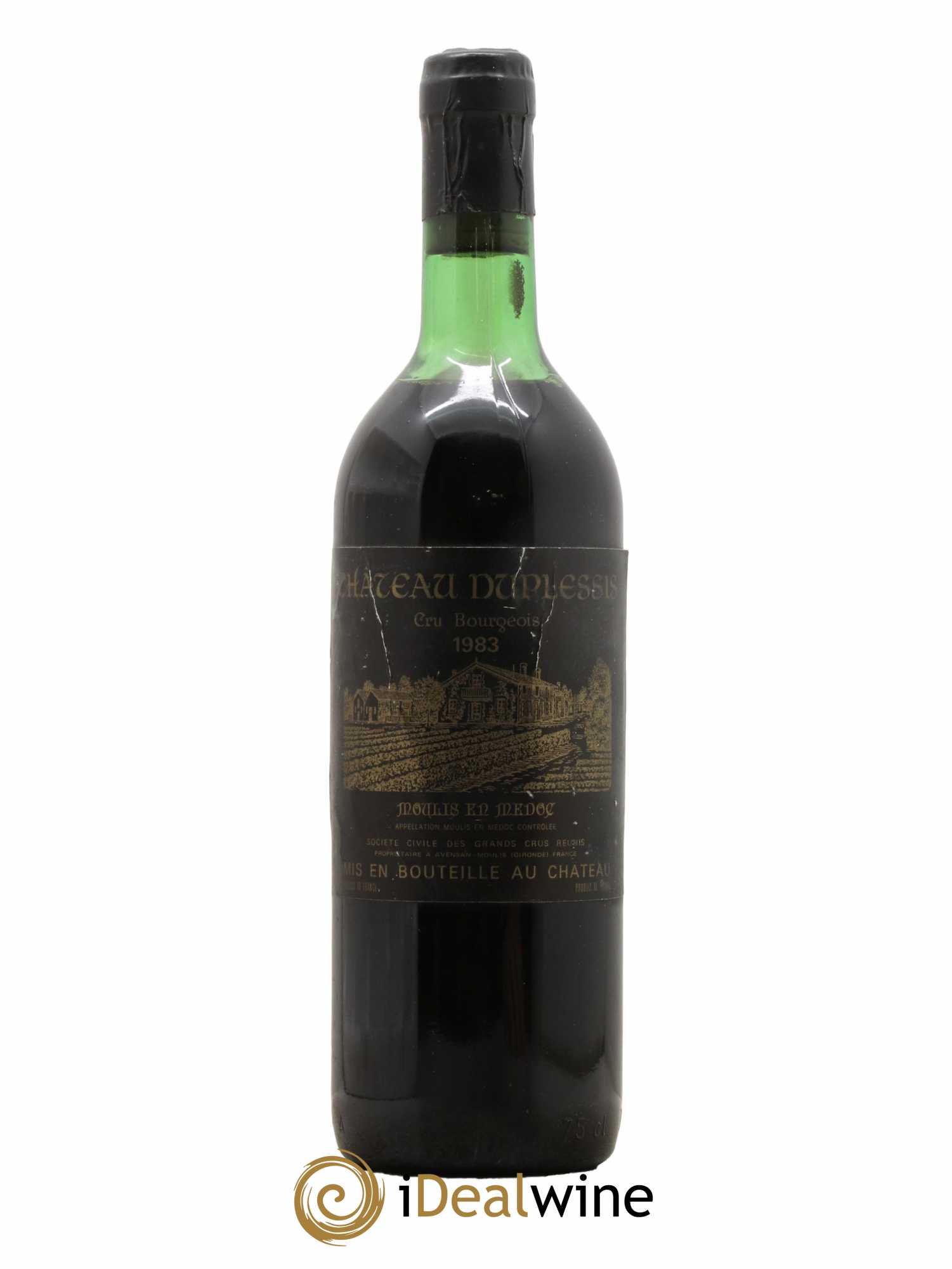 Château Duplessis Cru Bourgeois 1983 - Lot de 1 bouteille - 0
