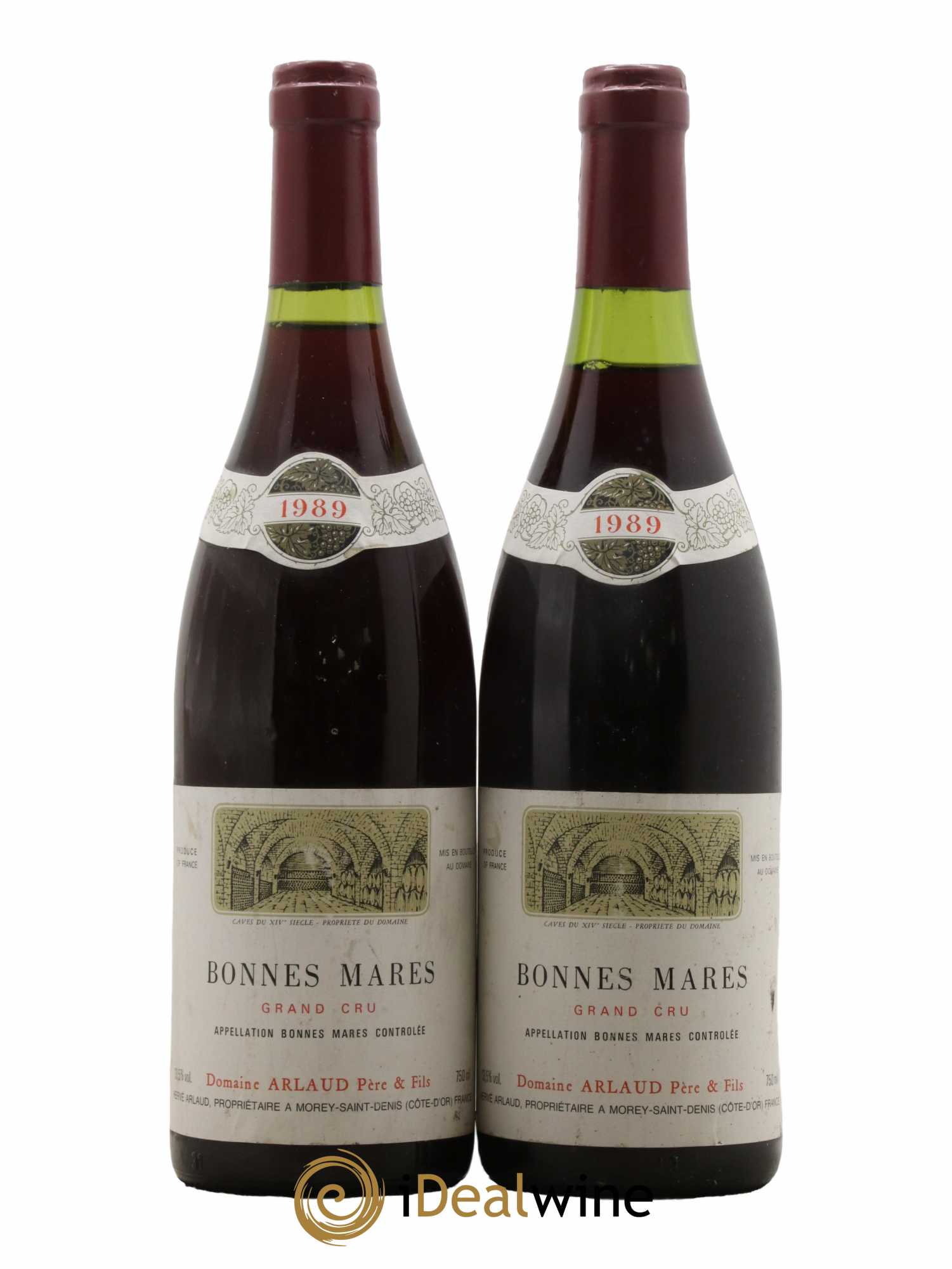 Bonnes-Mares Grand Cru Arlaud 1989 - Lot de 2 bouteilles - 0
