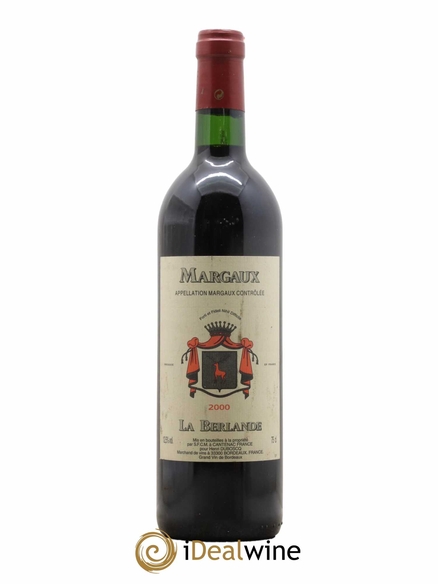 La Berlande Margaux 2000 - Lot de 1 bouteille - 0