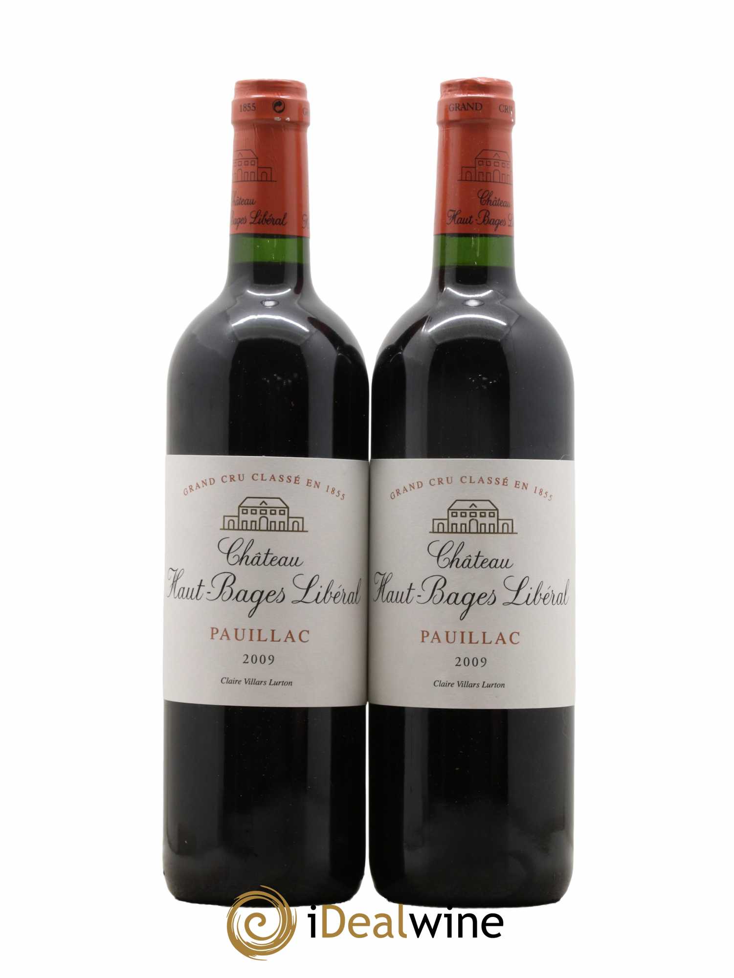 Château Haut Bages Libéral 5ème Grand Cru Classé 2009 - Lot de 2 bouteilles - 0