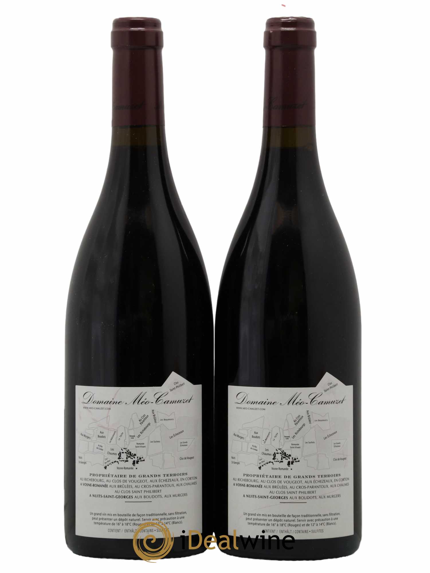 Corton Grand Cru Clos Rognet Méo-Camuzet (Domaine) 2012 - Lot de 2 bouteilles - 1