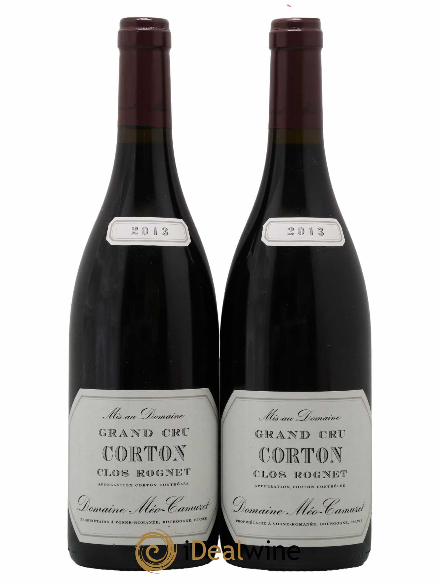 Corton Grand Cru Clos Rognet Méo-Camuzet (Domaine) 2013 - Lot de 2 bouteilles - 0