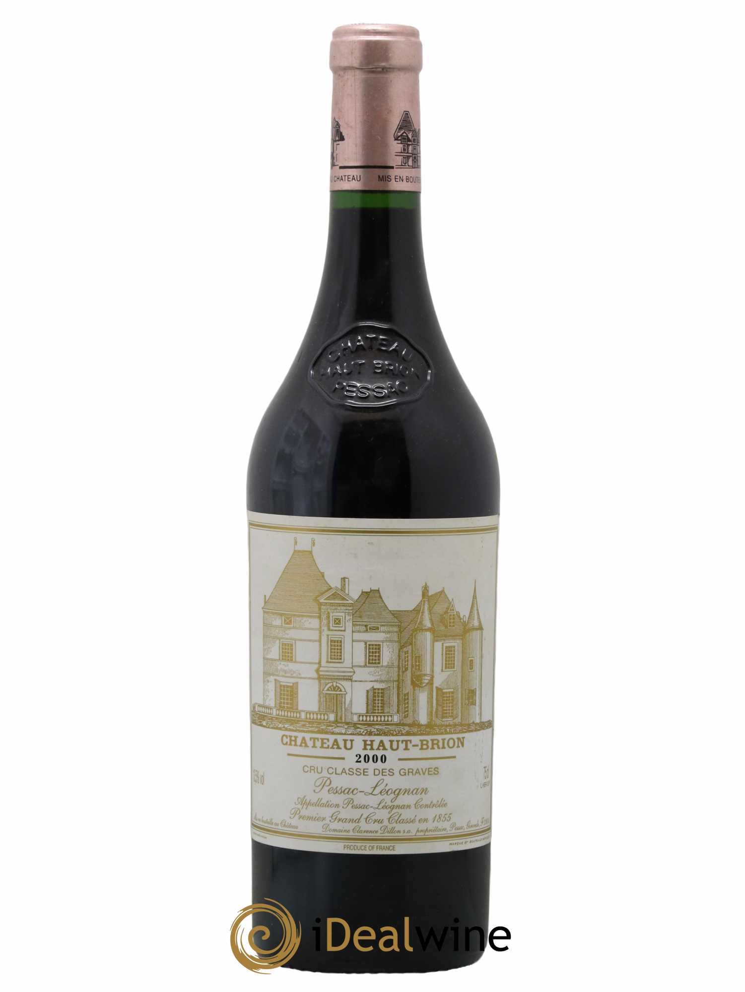 Château Haut Brion 1er Grand Cru Classé 2000 - Lot de 1 bouteille - 0