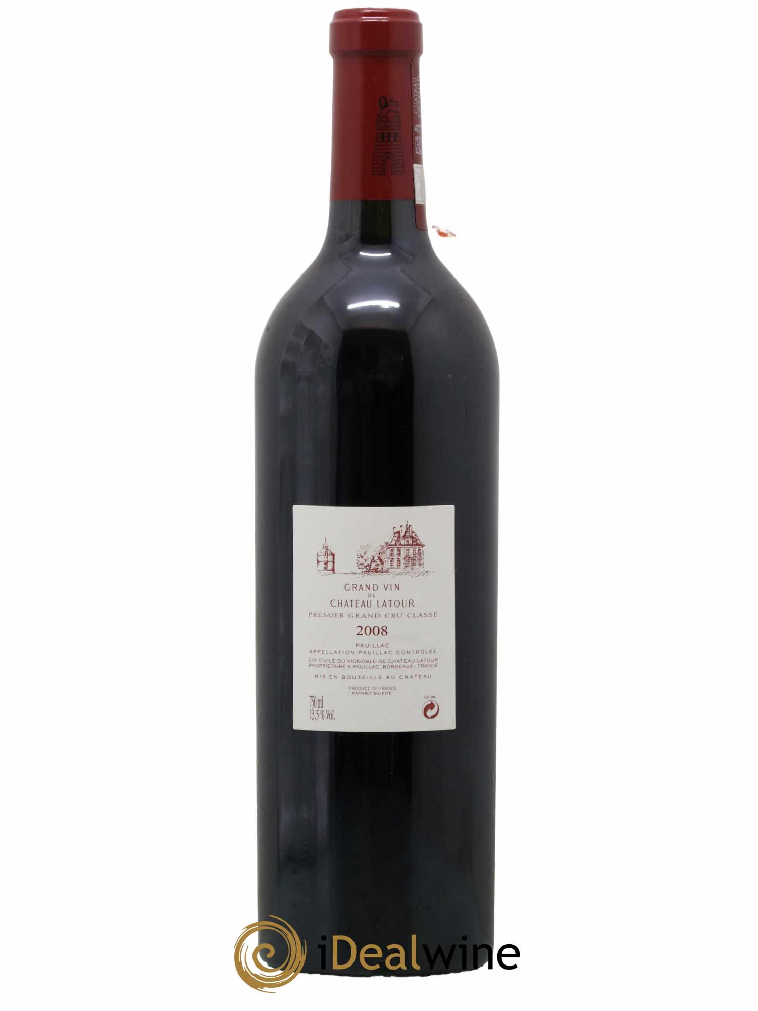 Château Latour 1er Grand Cru Classé 2008 - Lot de 1 bouteille - 1
