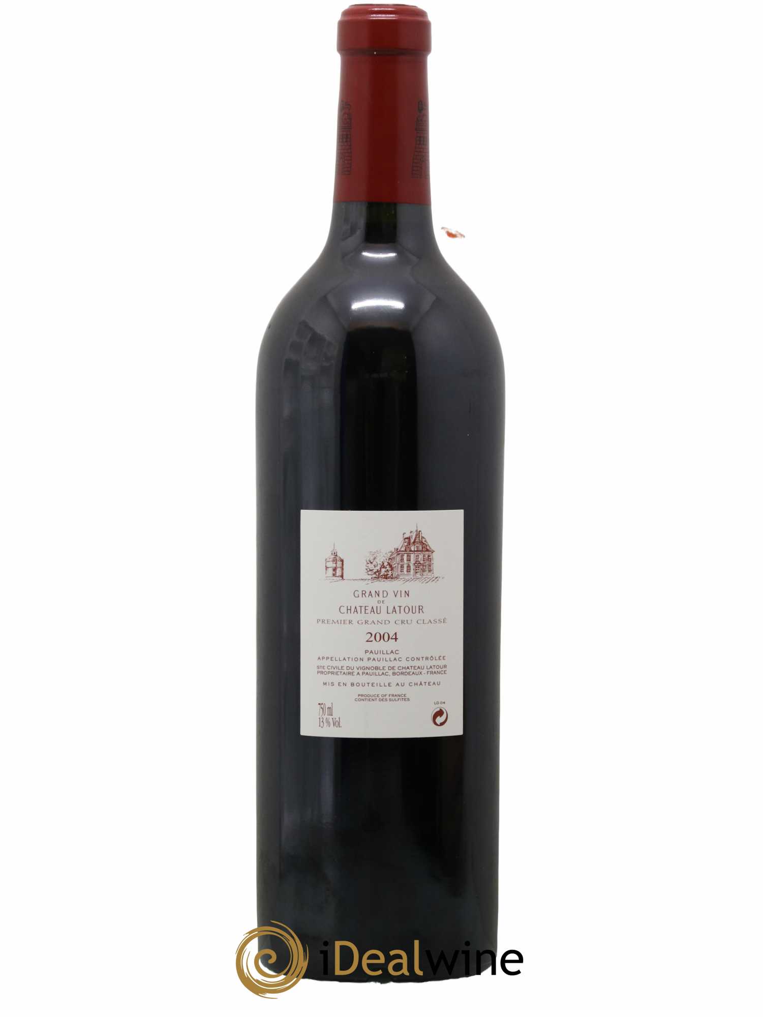 Château Latour 1er Grand Cru Classé 2004 - Lot de 1 bouteille - 1
