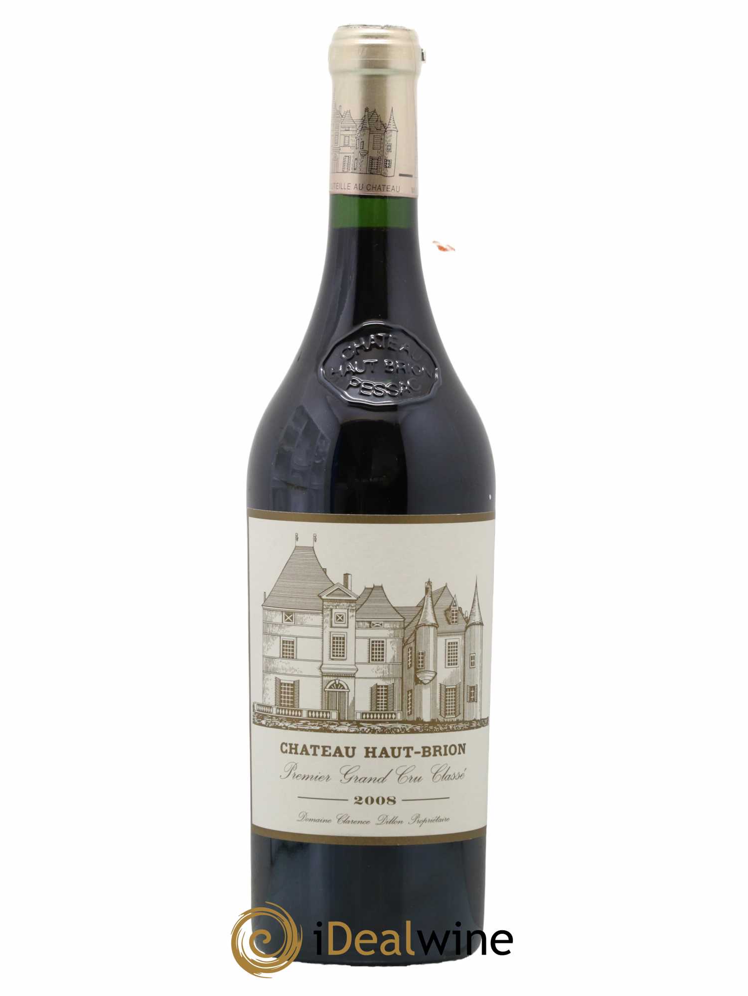 Château Haut Brion 1er Grand Cru Classé 2008 - Lot de 1 bouteille - 0