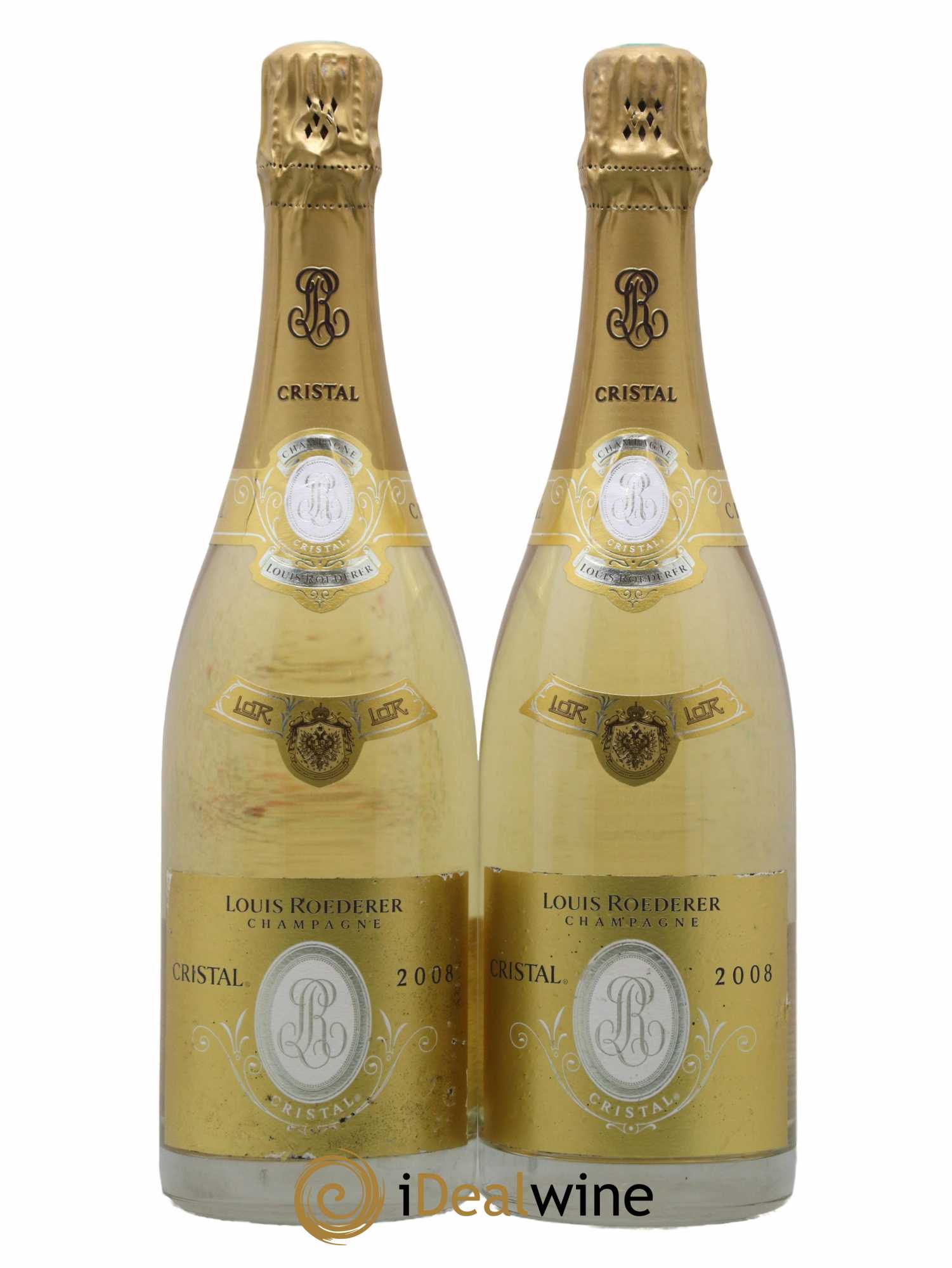 Cristal Louis Roederer 2008 - Lot de 2 bouteilles - 0