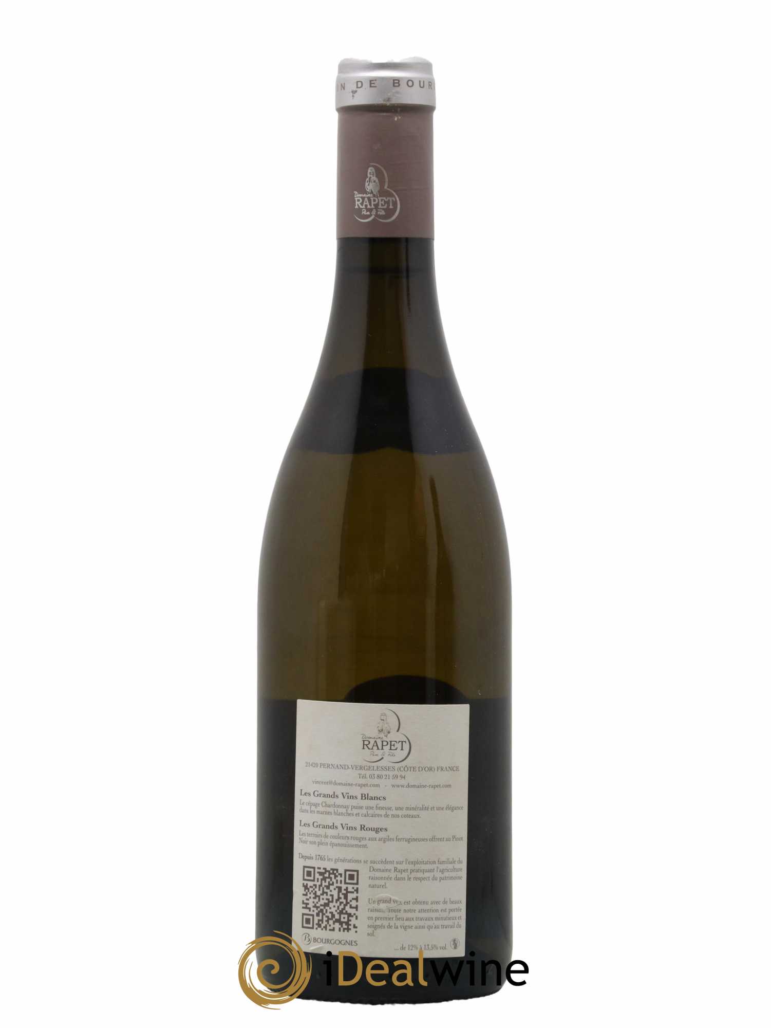 Corton-Charlemagne Grand Cru Rapet Père & Fils 2014 - Lot de 1 bouteille - 1