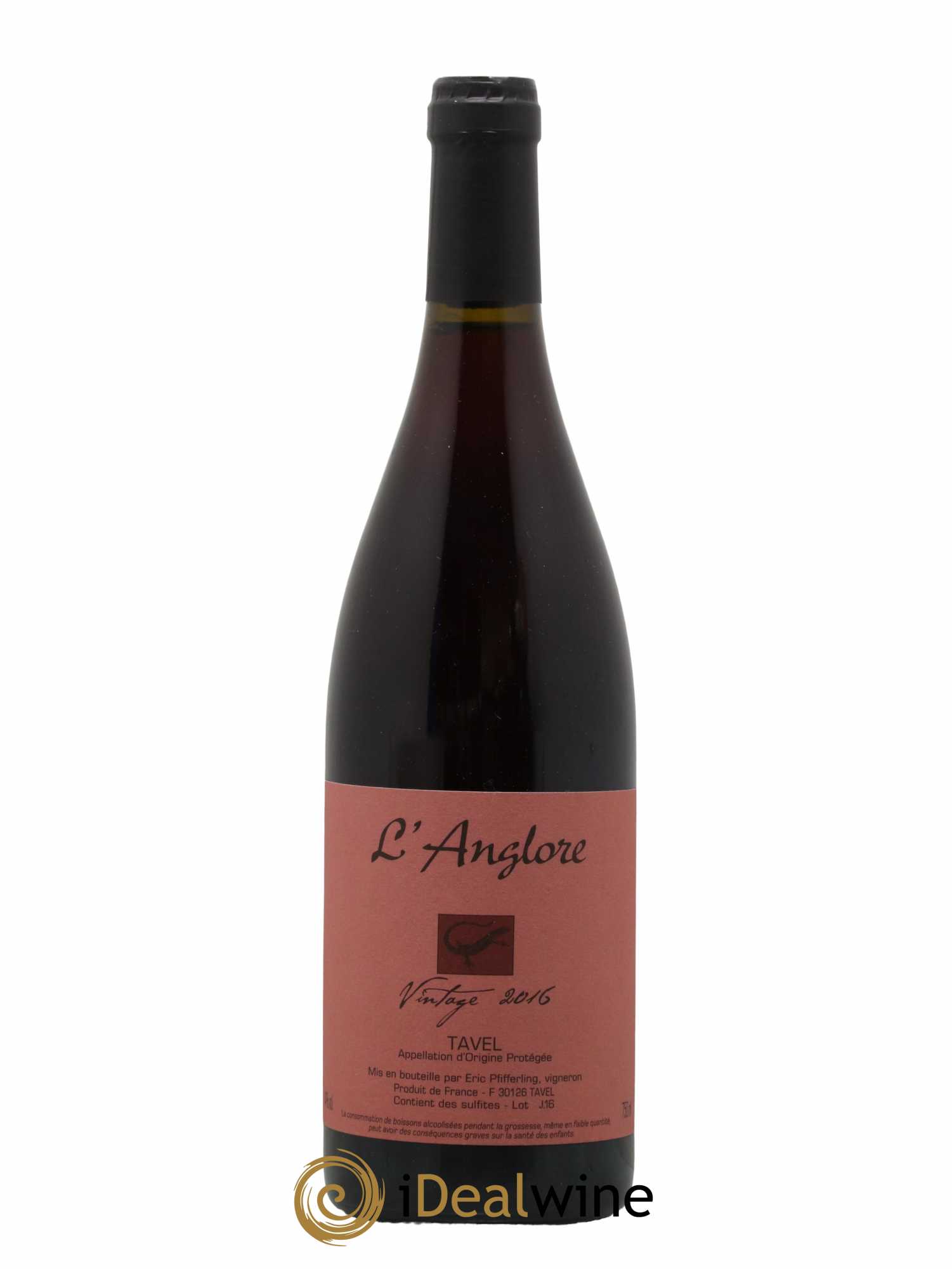 Tavel Vintage L'Anglore 2016 - Lot de 1 bouteille - 0