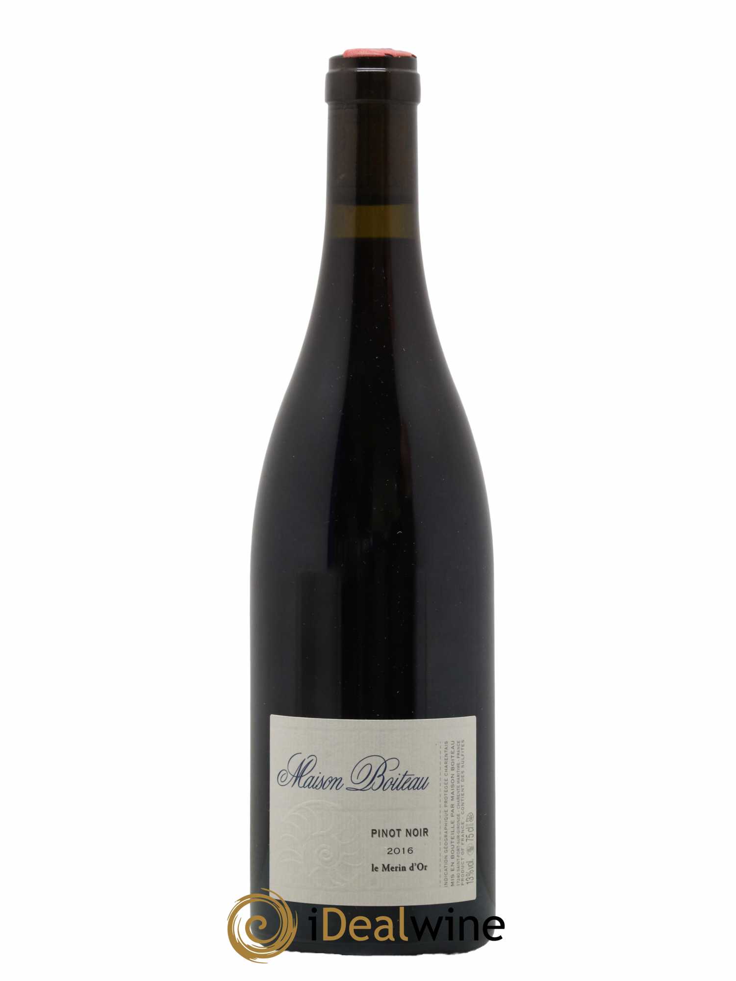 Vin de France Le Merin d'Or Pinot Noir Maison Boiteau 2016 - Lot de 1 bouteille - 0
