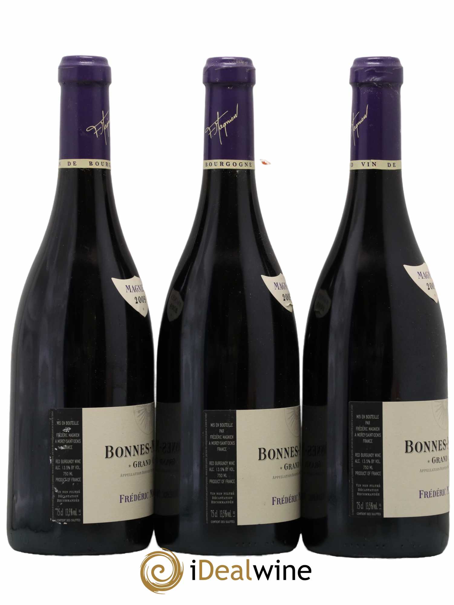 Bonnes-Mares Grand Cru Frédéric Magnien 2009 - Lotto di 3 bottiglie - 1