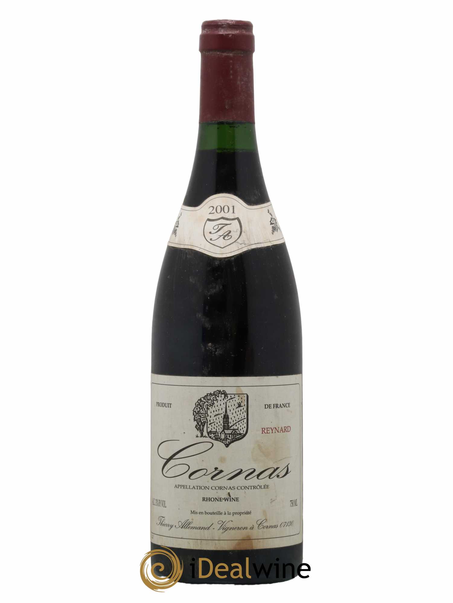 Cornas Reynard Thierry Allemand 2001 - Lot de 1 bouteille - 0