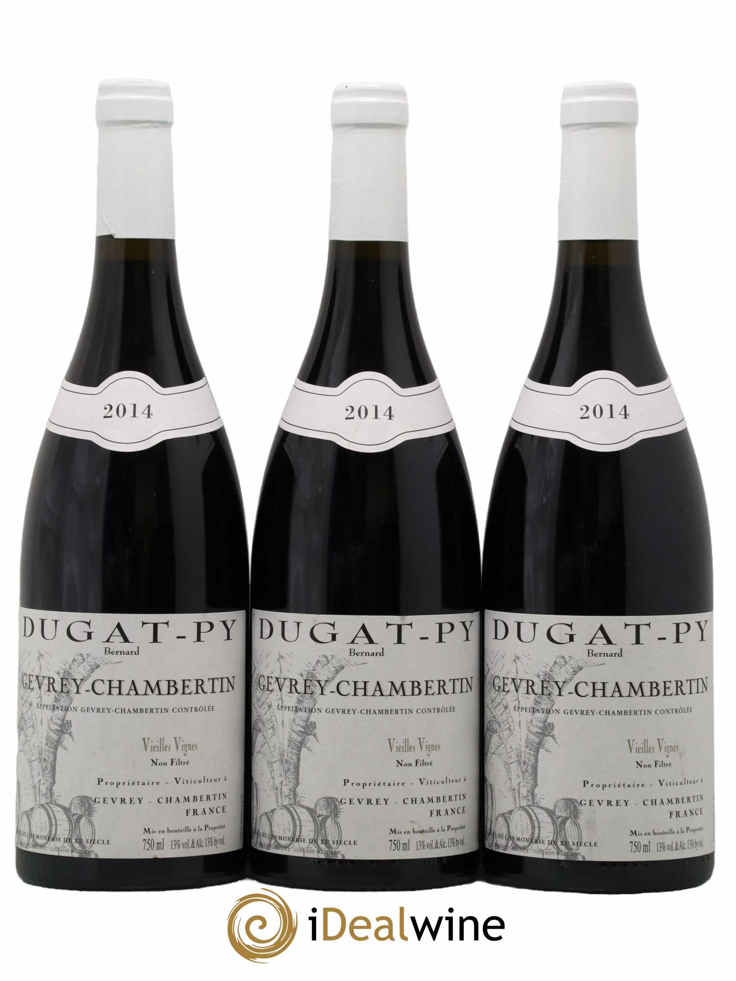 Gevrey-Chambertin Vieilles Vignes Dugat-Py 2014 - Lot de 3 bouteilles - 0