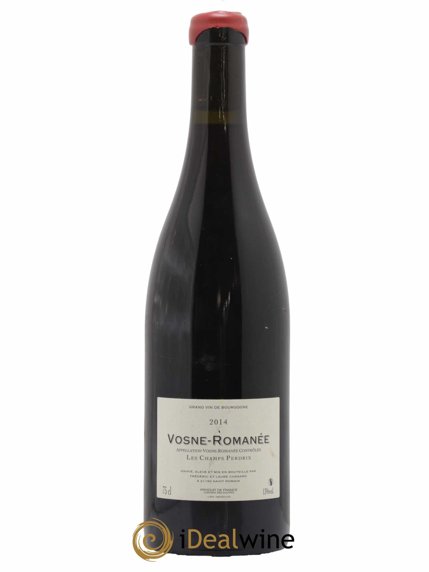 Vosne-Romanée Les Champs Perdrix Domaine de Chassorney - Frédéric Cossard 2014 - Lot de 1 bouteille - 1