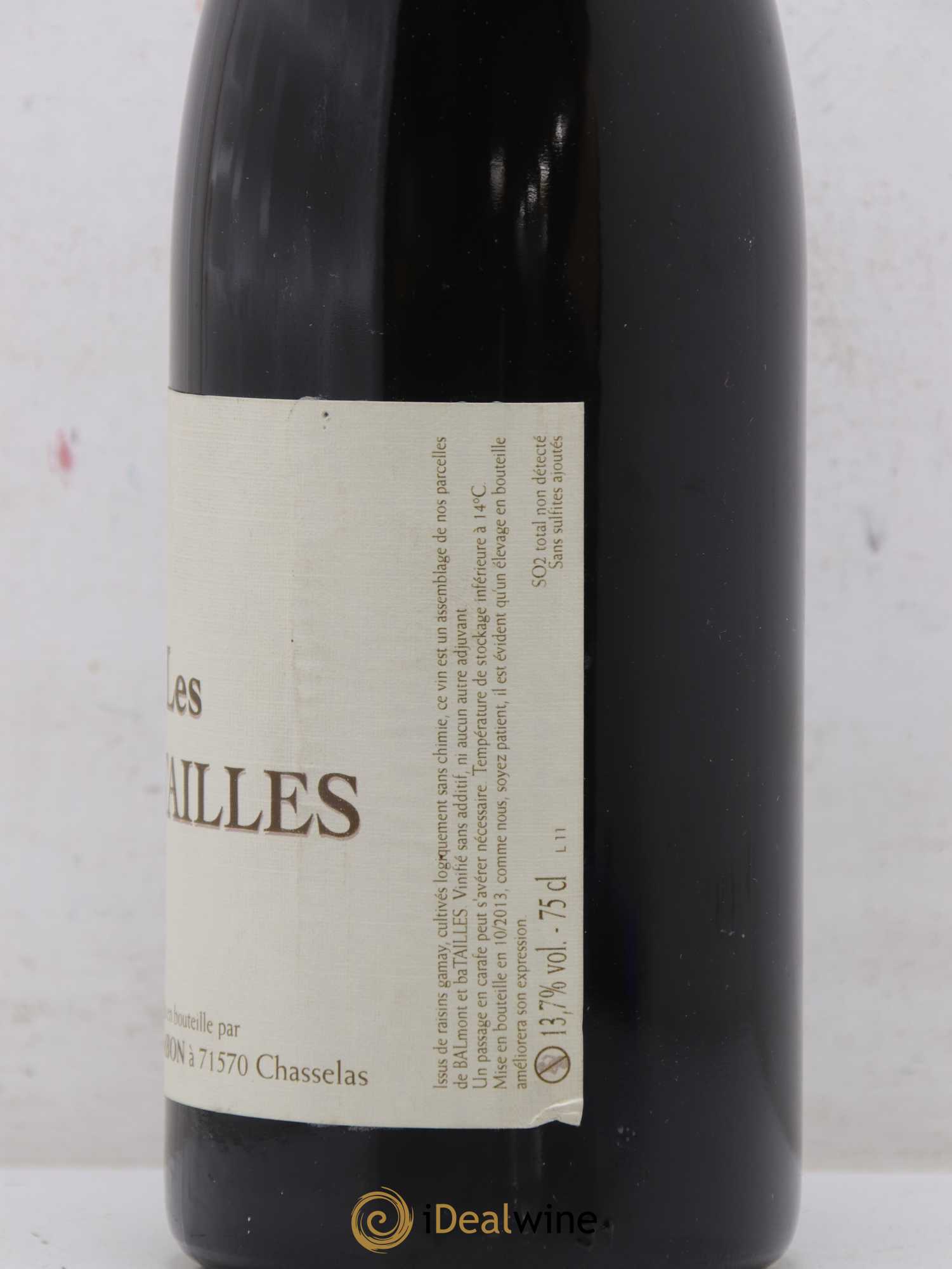 Vin de France Les Baltailles Philippe Jambon 2011 - Lot de 1 bouteille - 1