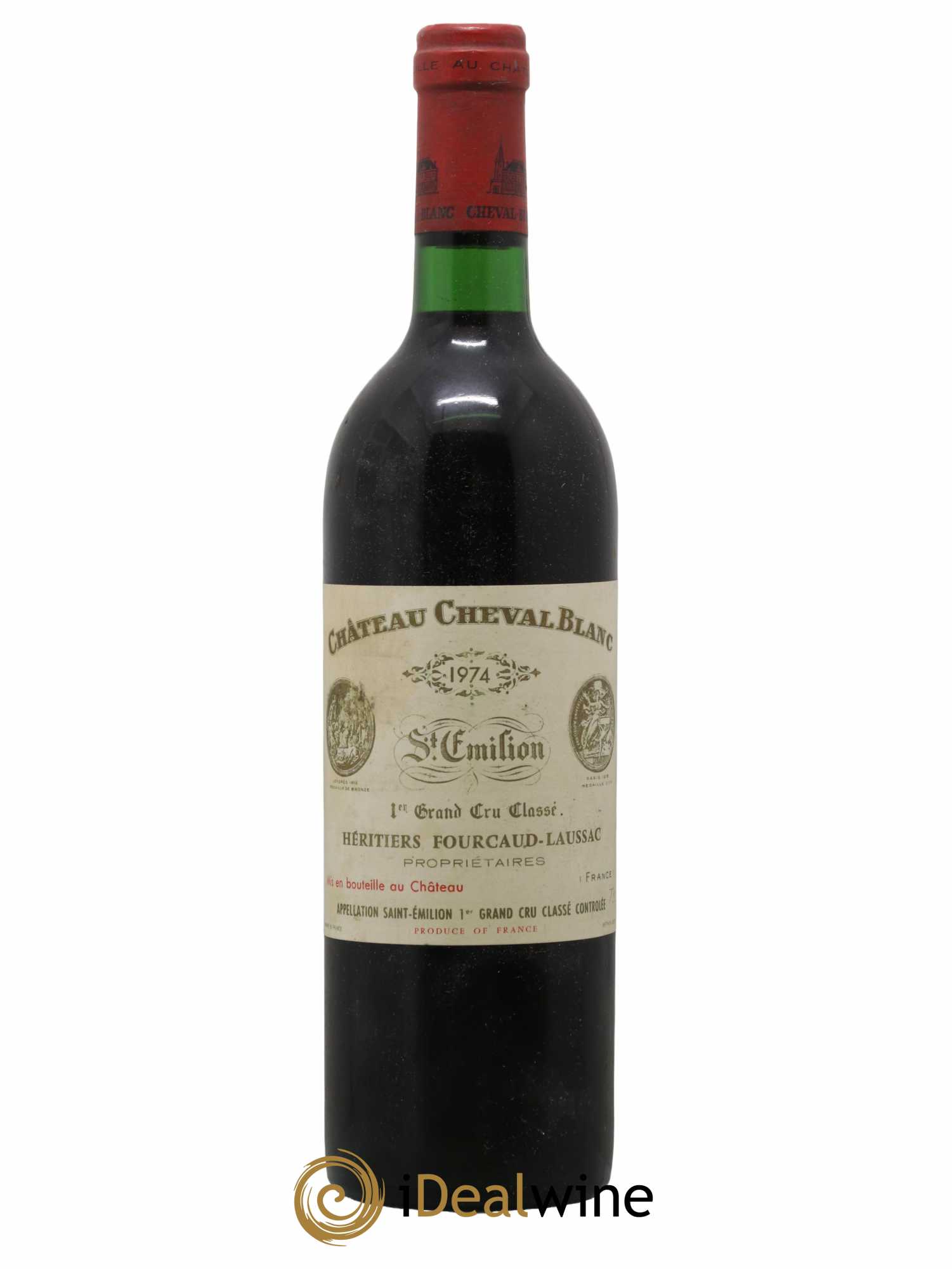 Château Cheval Blanc 1er Grand Cru Classé A 1974 - Lot de 1 bouteille - 0