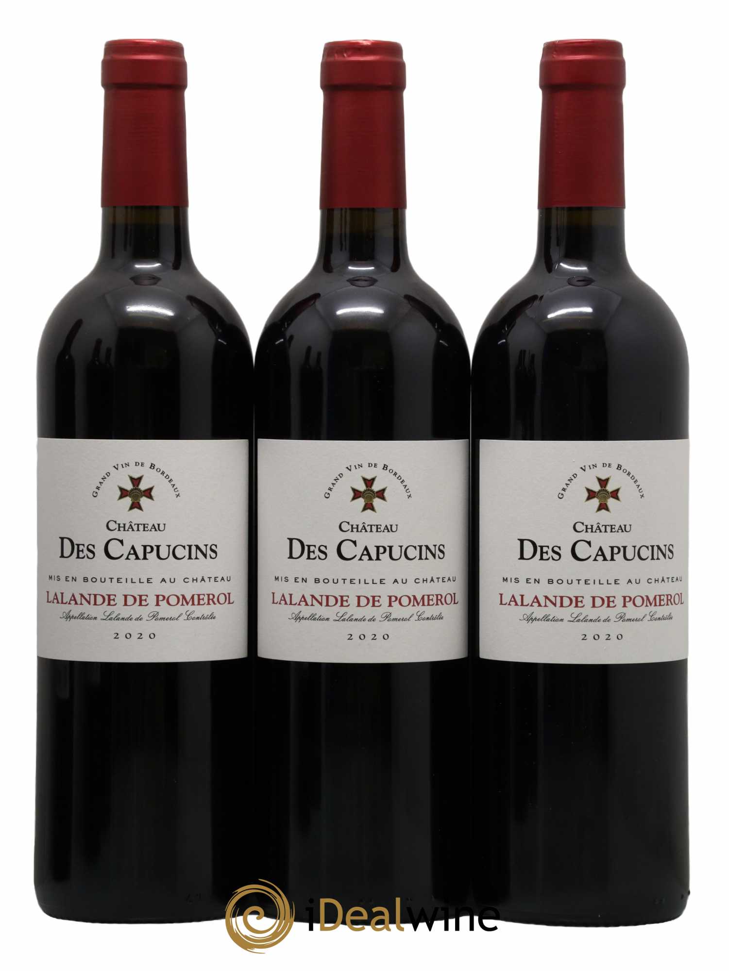 Lalande-de-Pomerol Chateau Des Capucins 2020 - Lot de 6 bouteilles - 1