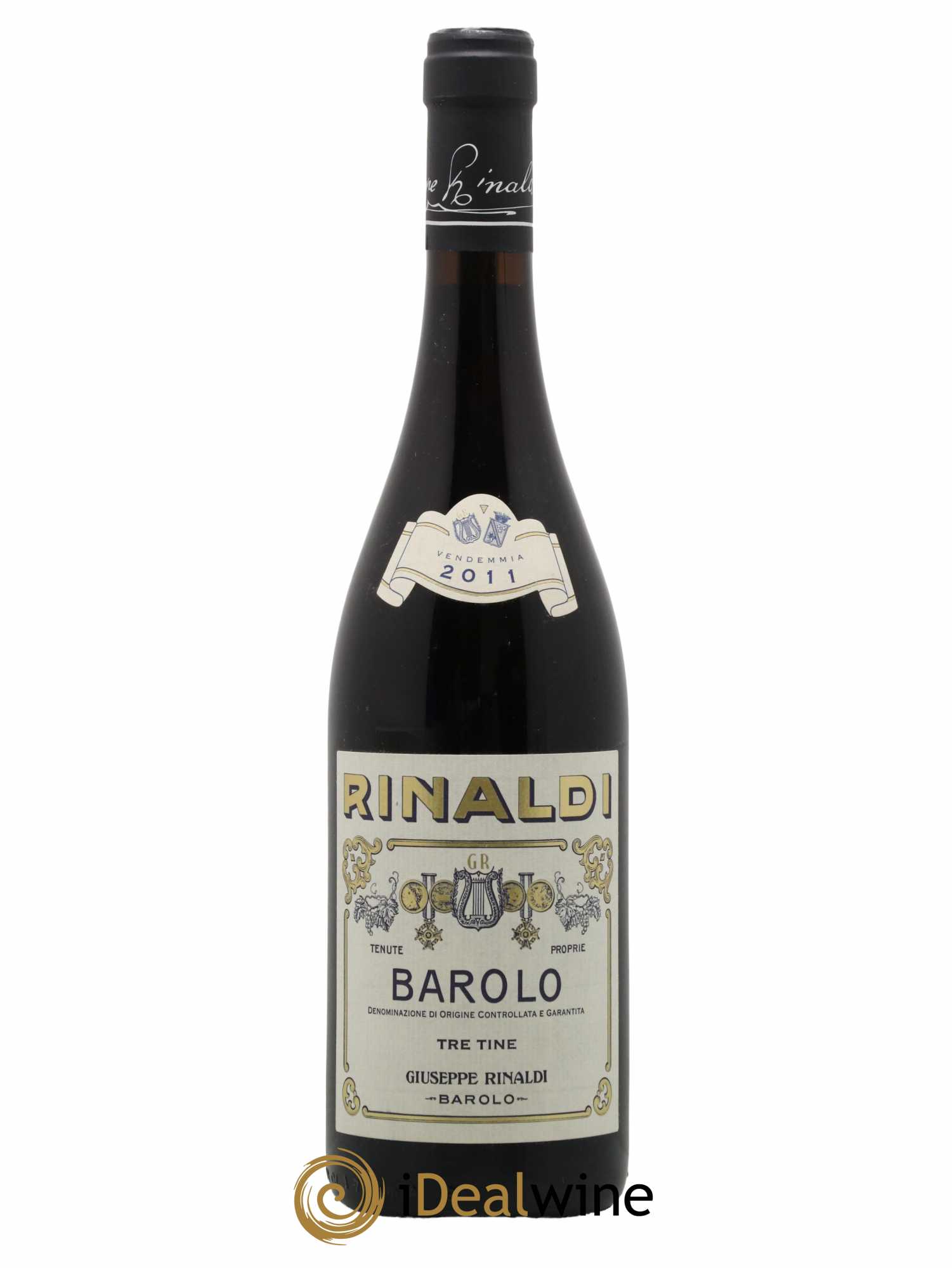 Barolo DOCG Tre Tine Giuseppe Rinaldi 2011 - Lot de 1 bouteille - 0