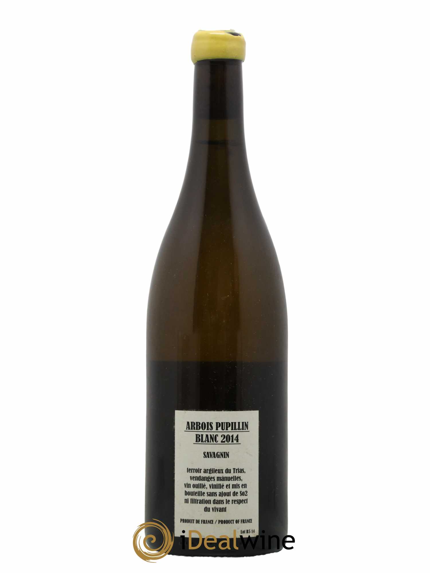 Arbois Savagnin Adeline Houillon & Renaud Bruyère 2014 - Lot de 1 bouteille - 1