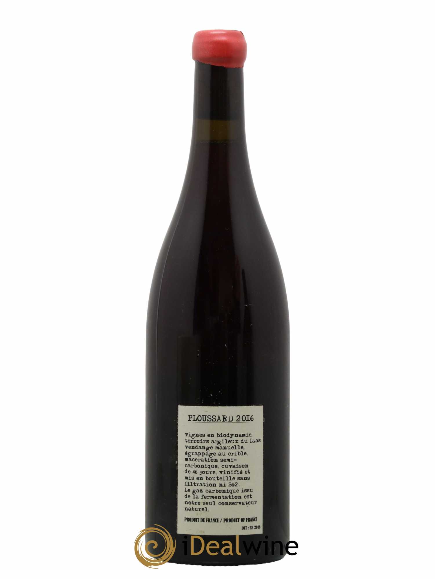 Arbois-Pupillin Ploussard Adeline Houillon & Renaud Bruyère 2016 - Lot de 1 bouteille - 1
