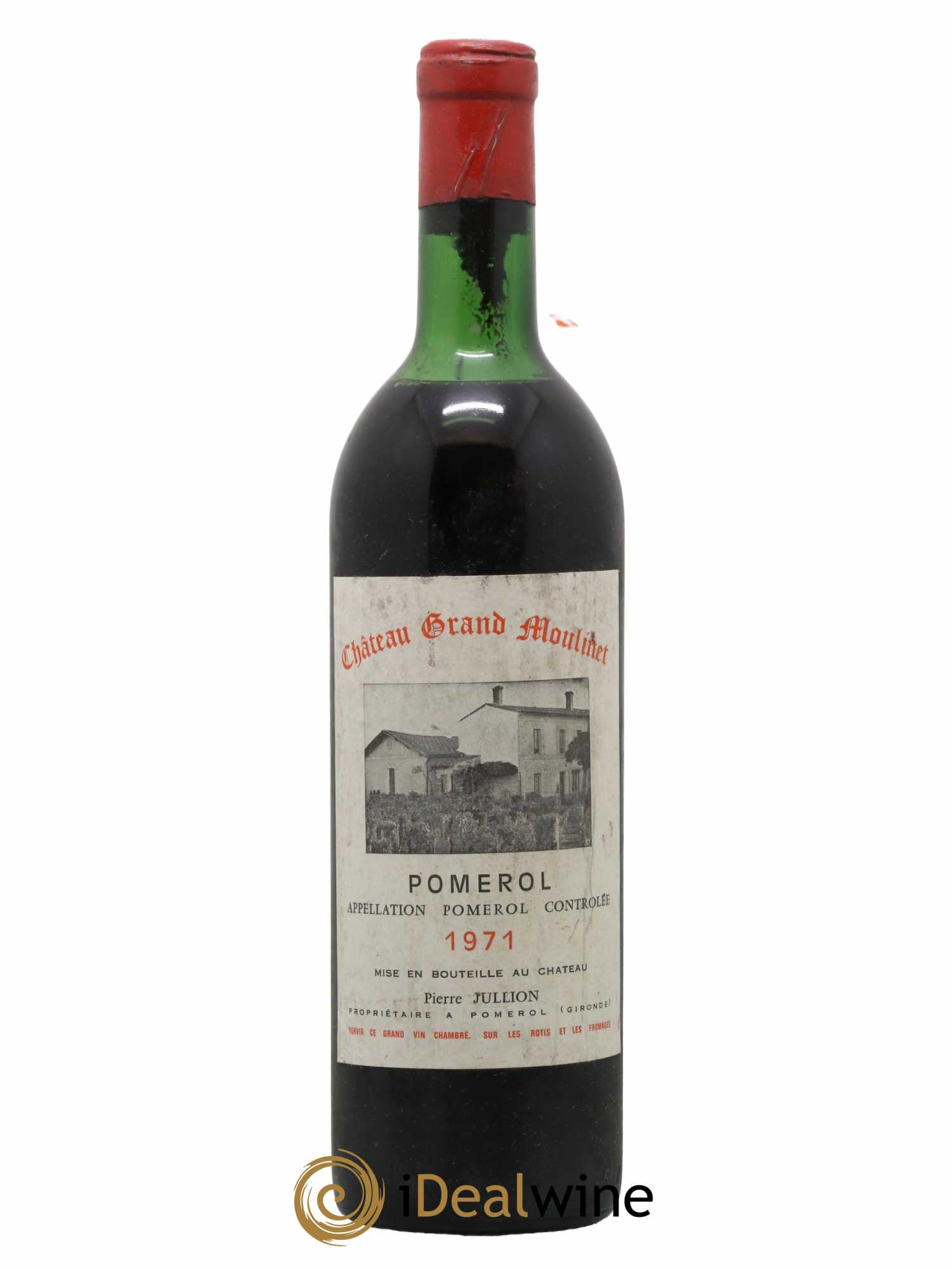 Pomerol Château Grand Moulinet 1971 - Lot de 1 bouteille - 0