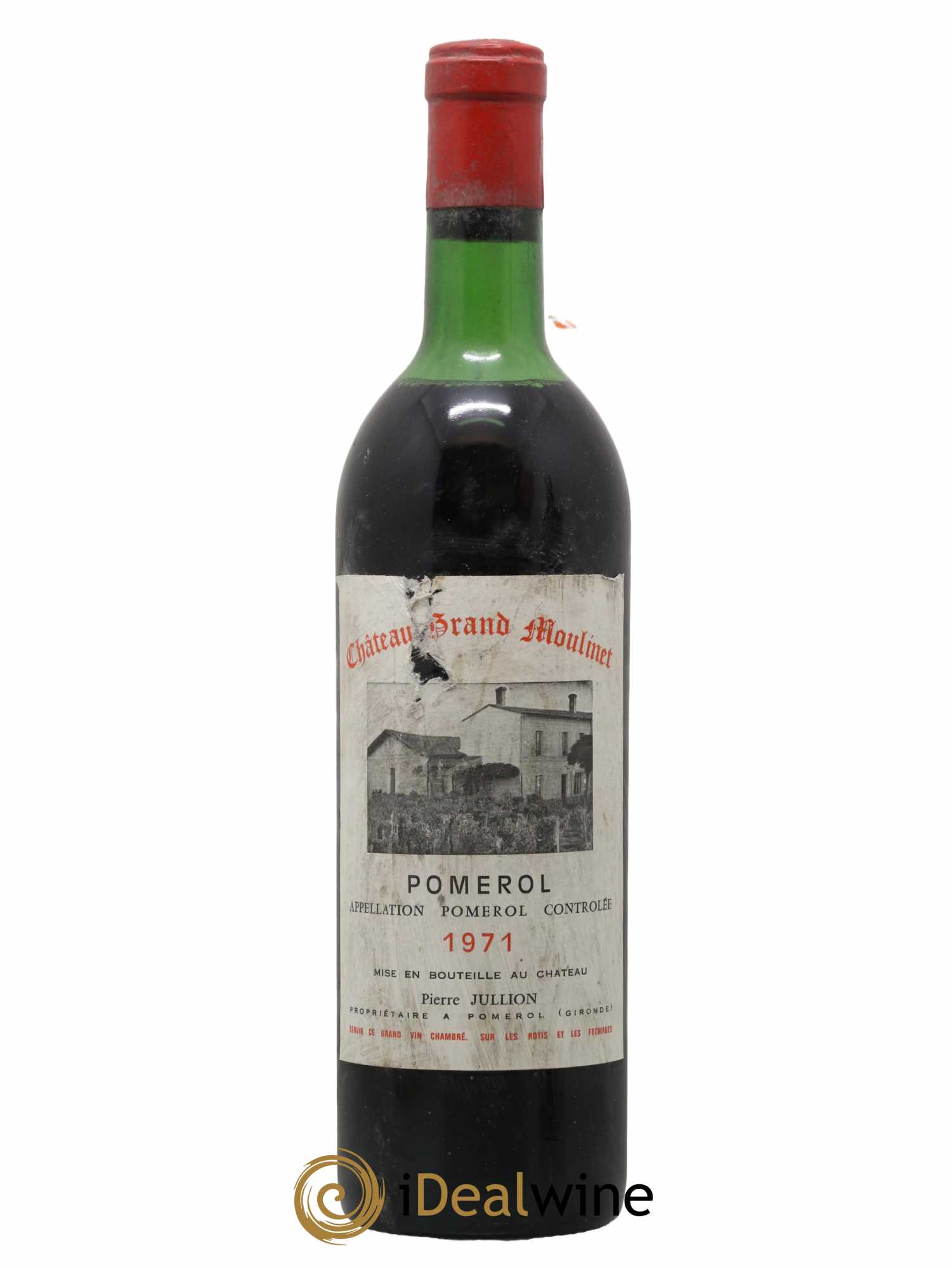 Pomerol Château Grand Moulinet 1971 - Lot de 1 bouteille - 0