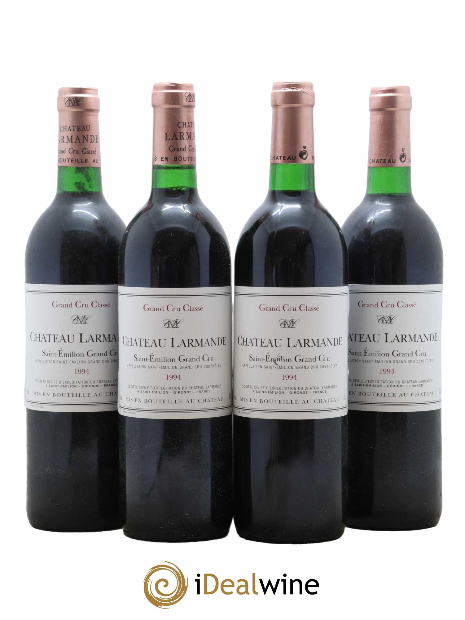 Château Larmande Grand Cru Classé 1994 - Lot de 4 bouteilles - 0