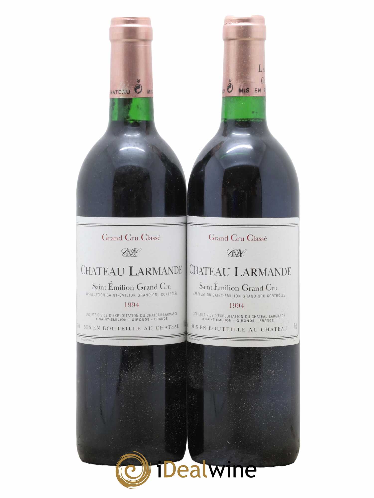 Château Larmande Grand Cru Classé 1994 - Lot de 2 bouteilles - 0
