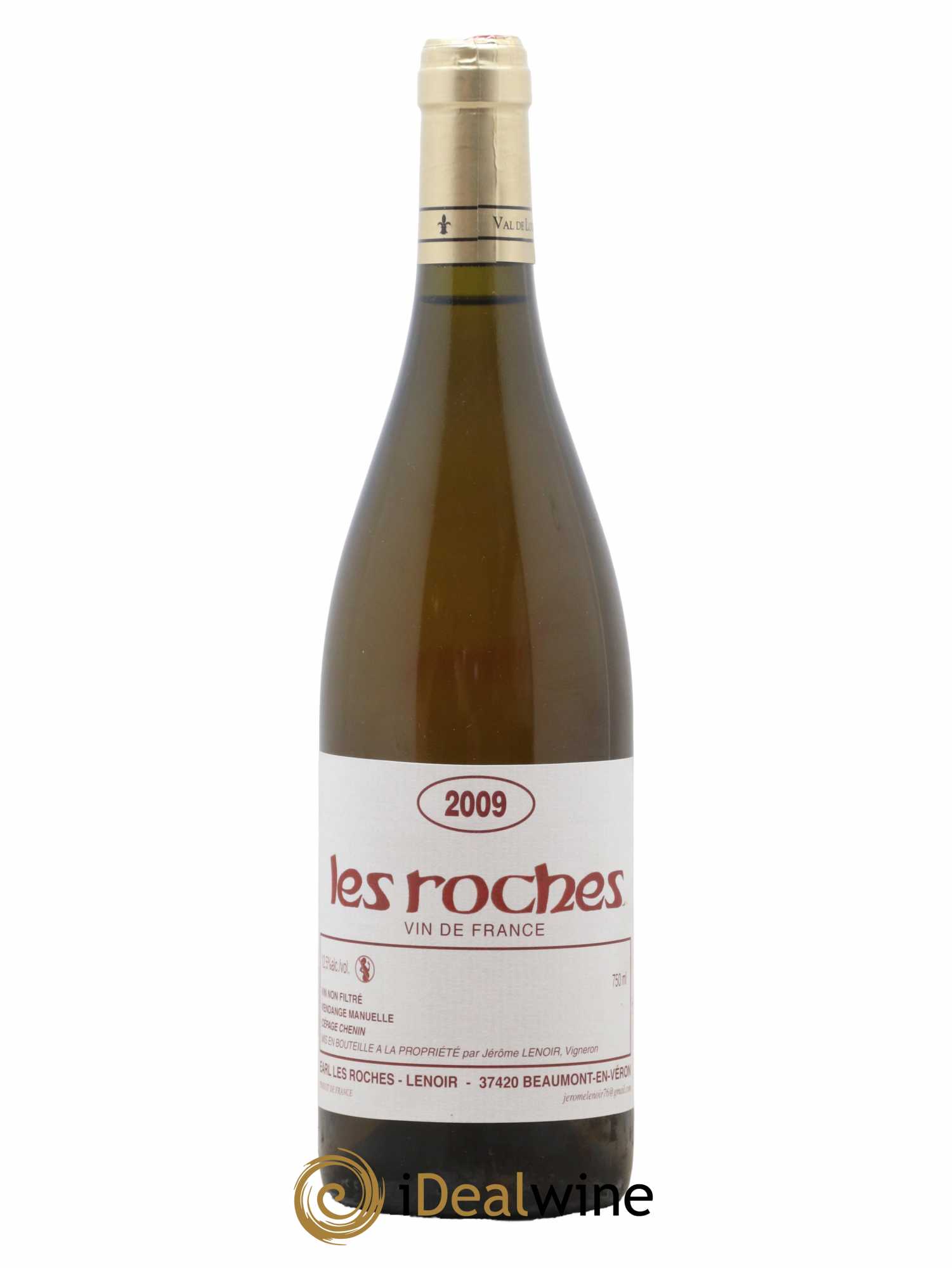 Vin de France Les Roches Lenoir (Domaine) 2009 - Lot de 1 bouteille - 0