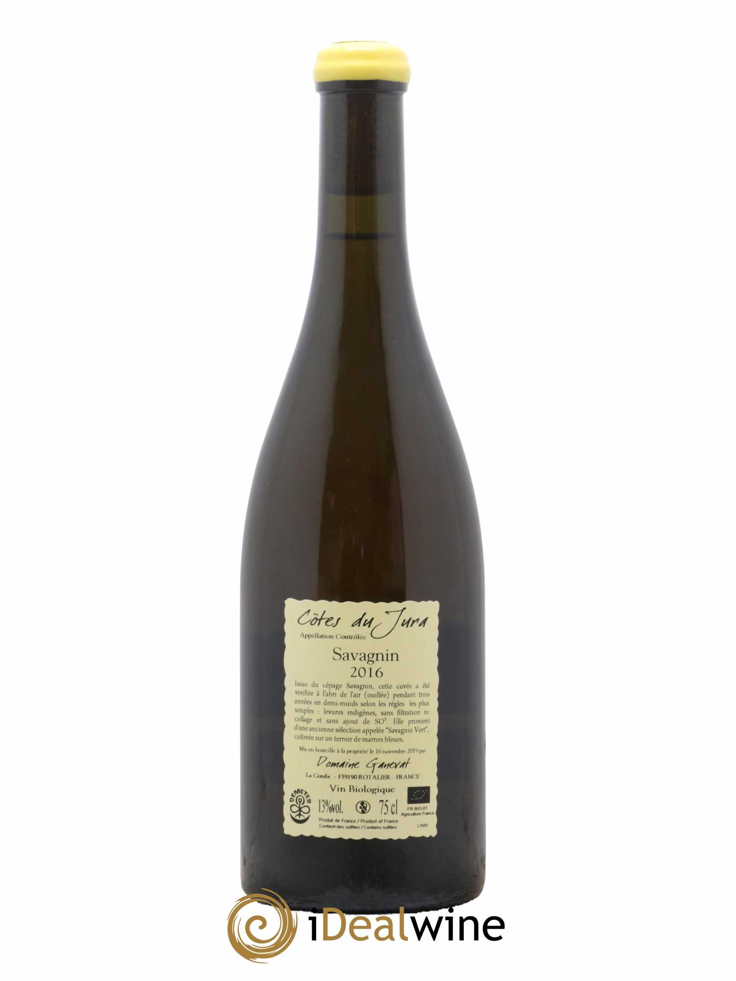 Côtes du Jura Les Chalasses Marnes Bleues Jean-François Ganevat (Domaine) 2016 - Lot de 1 bouteille - 1