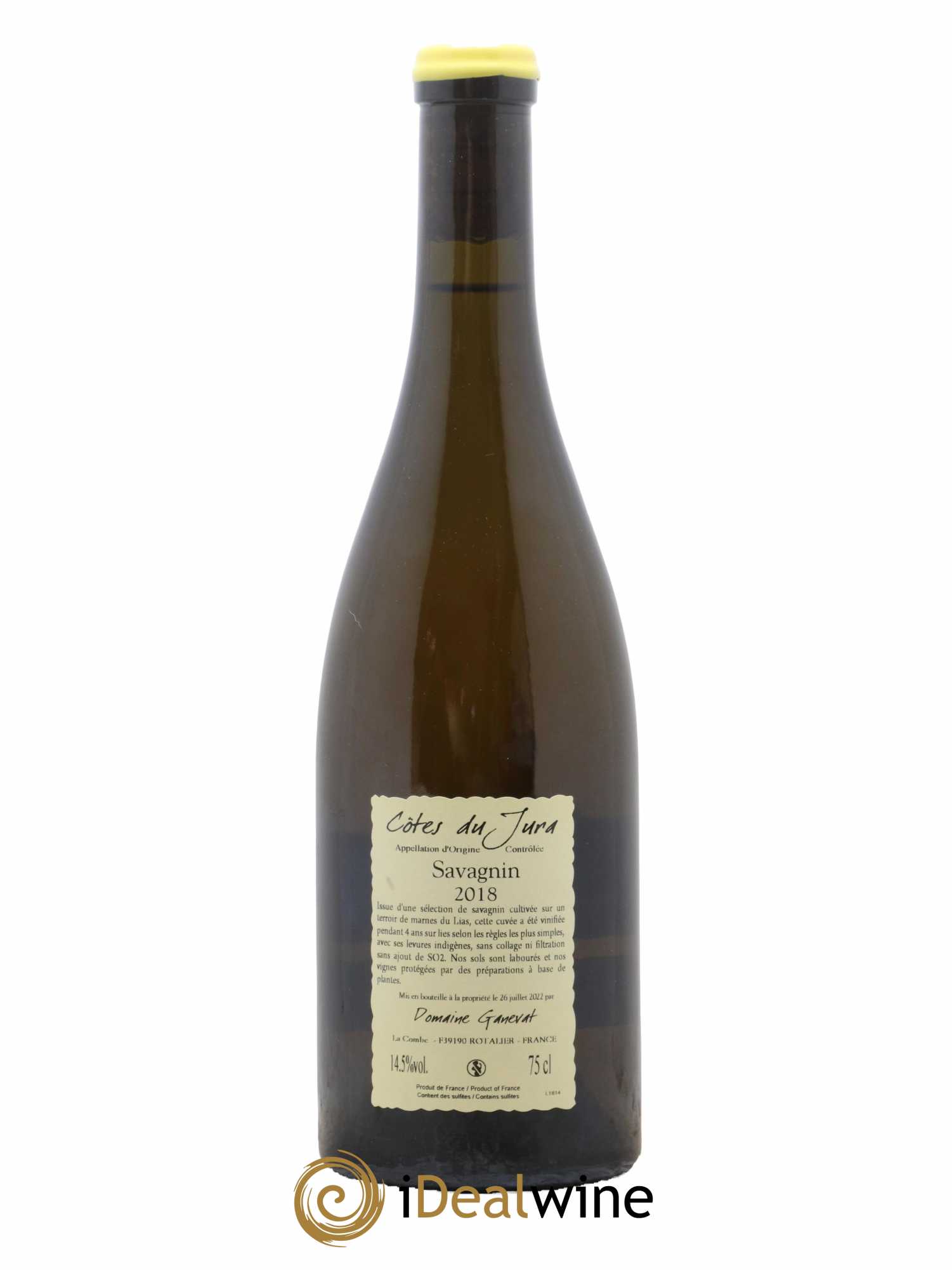 Côtes du Jura Sous la Roche Jean-François Ganevat (Domaine) 2018 - Lot de 1 bouteille - 1
