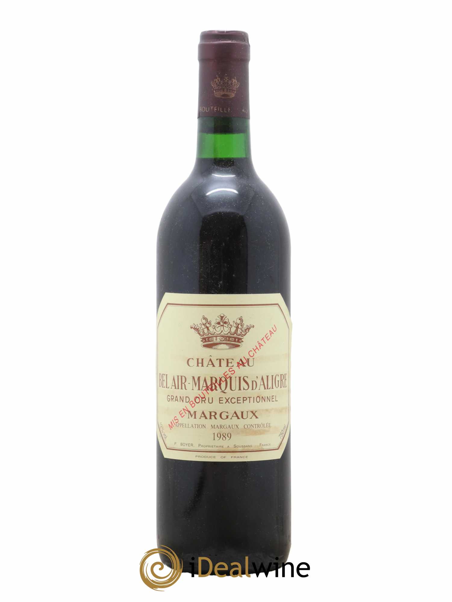 Château Bel Air Marquis d'Aligre 1989 - Lot de 1 bouteille - 0